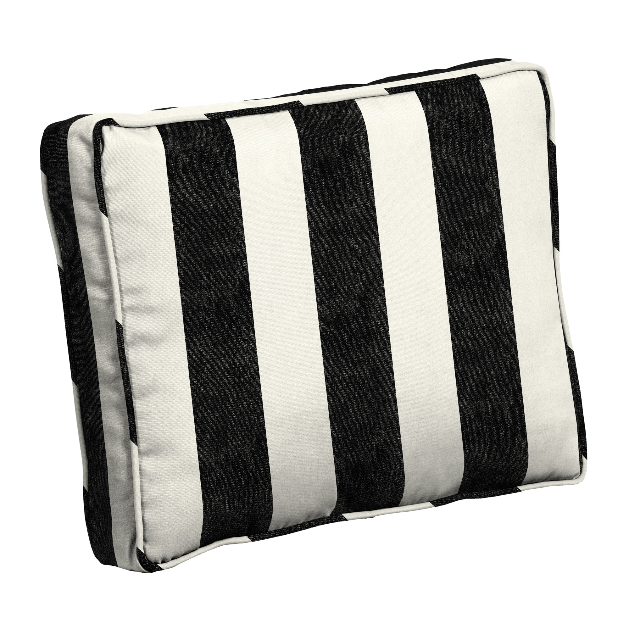 ARDEN AN02F54B-DKZ1 ProFoam Performance Onyx Black Cabana Stripe Deep seat patio chair cushion