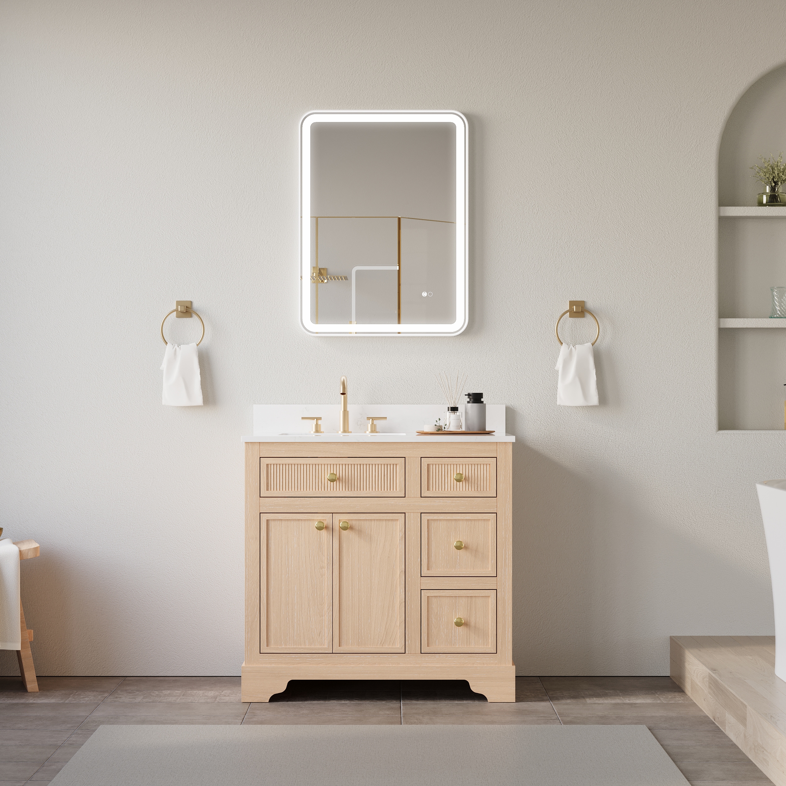 CALVON RC9-2432WT Framed-Bath-Mirrors - View #8