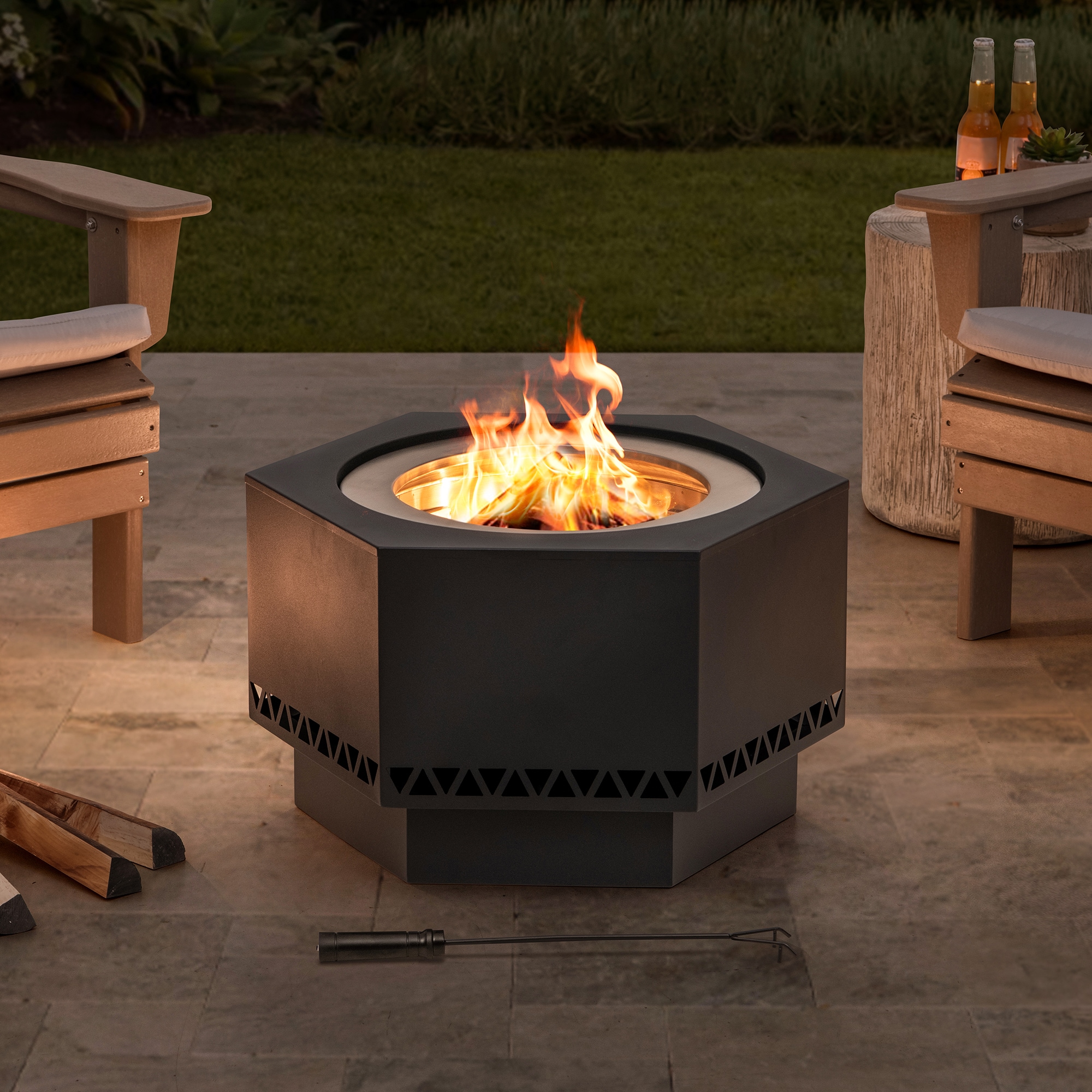 Sunjoy A301050511 Outdoor-Woodburning-Firepits - View #3