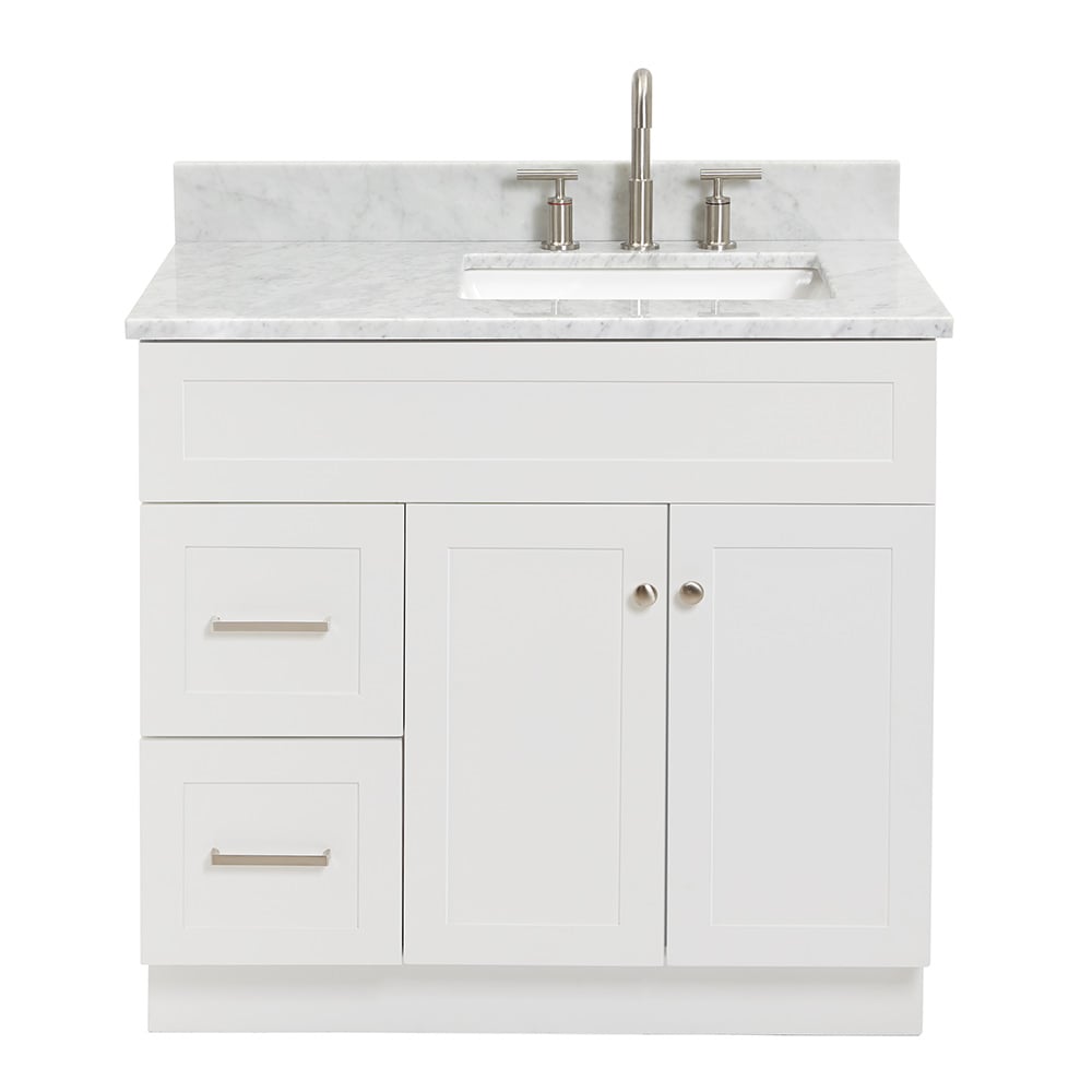 ARIEL F037SRCW2RVOWHT Bath-Vanity-Combo - View #2