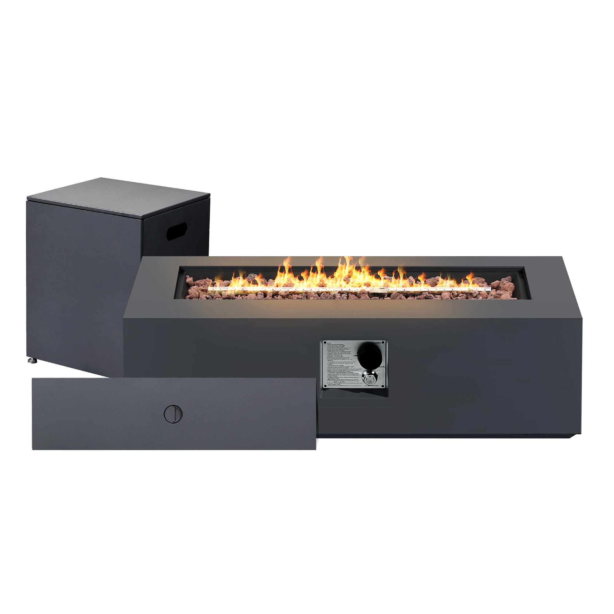 UPHA PL-42TPCFX-DK-K Outdoor-Gas-Firepits - View #2