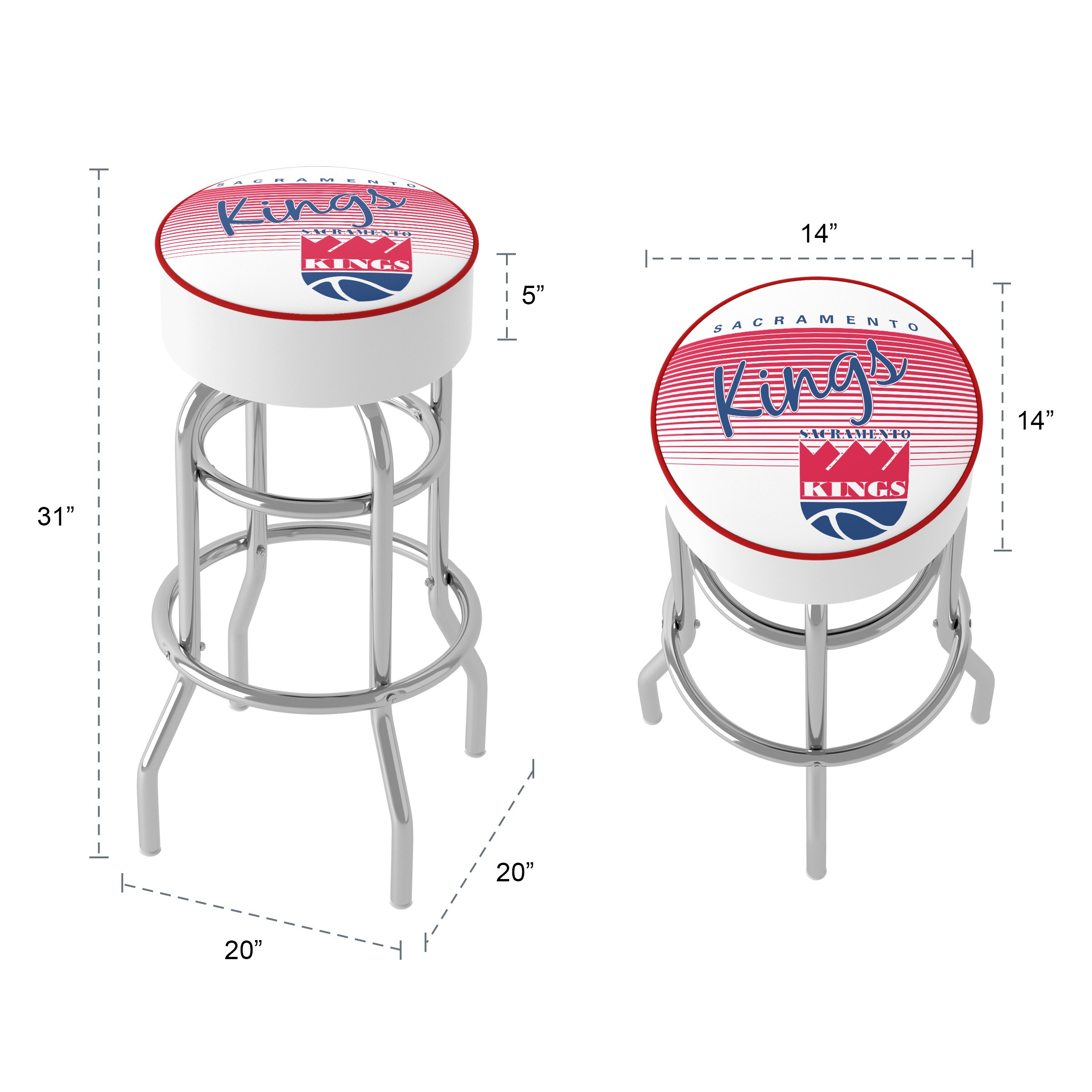 Trademark Gameroom NBA1000HC-SK-TWN stools - View #5