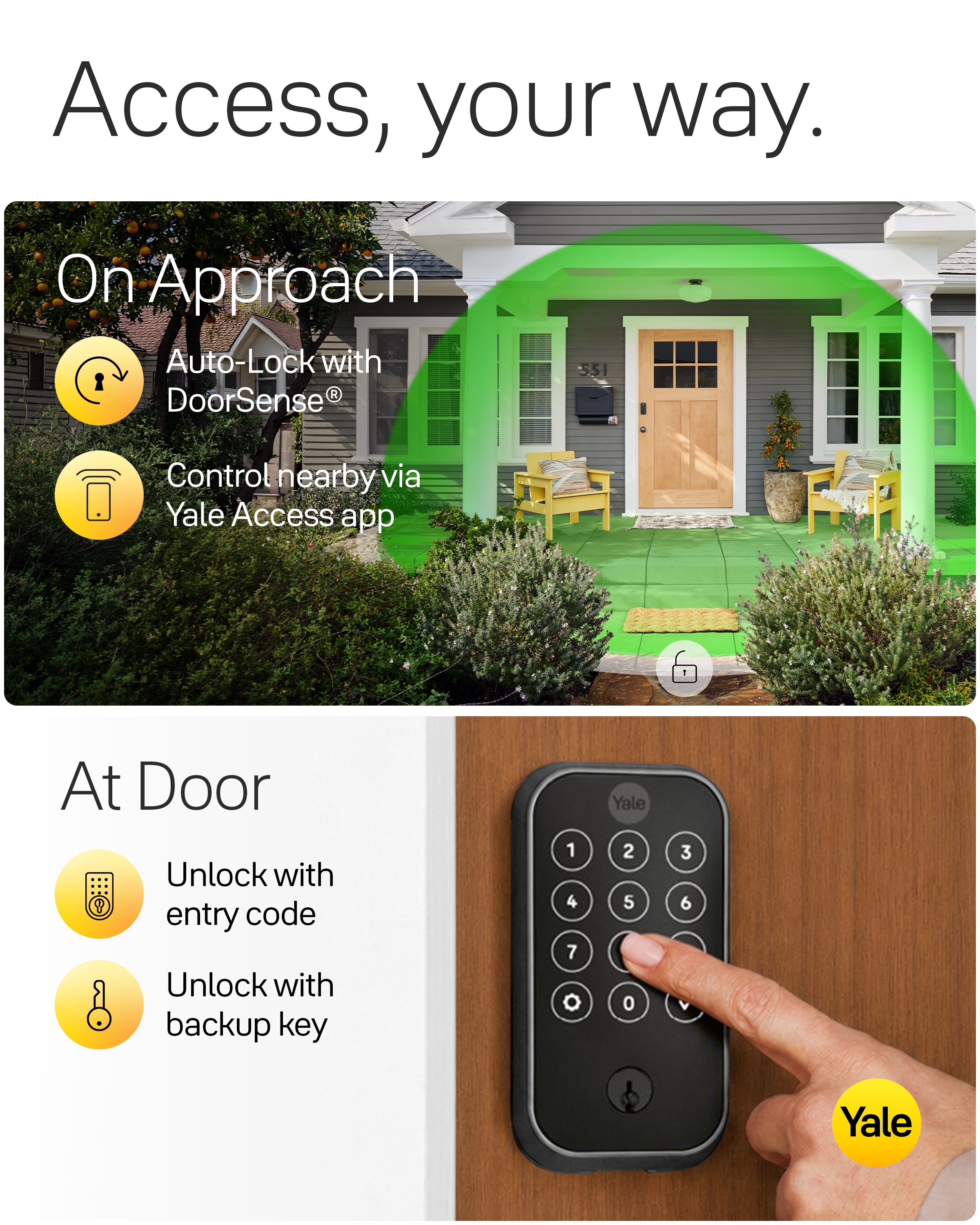 Yale YRD420-BLE-619 Electronic-Door-Locks - View #2