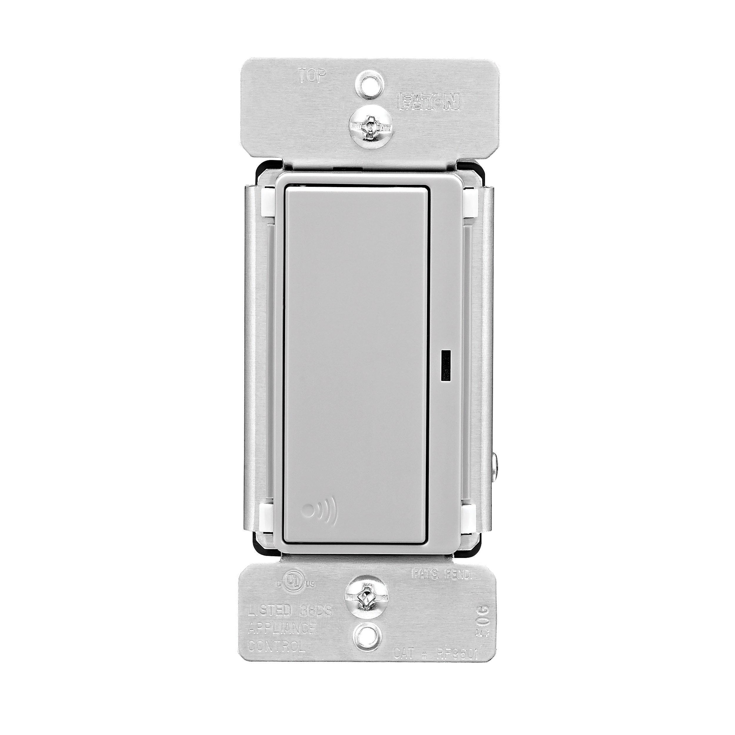 GE Z-Wave 40-Amp 3-Way Rocker Light Switch, Gray at