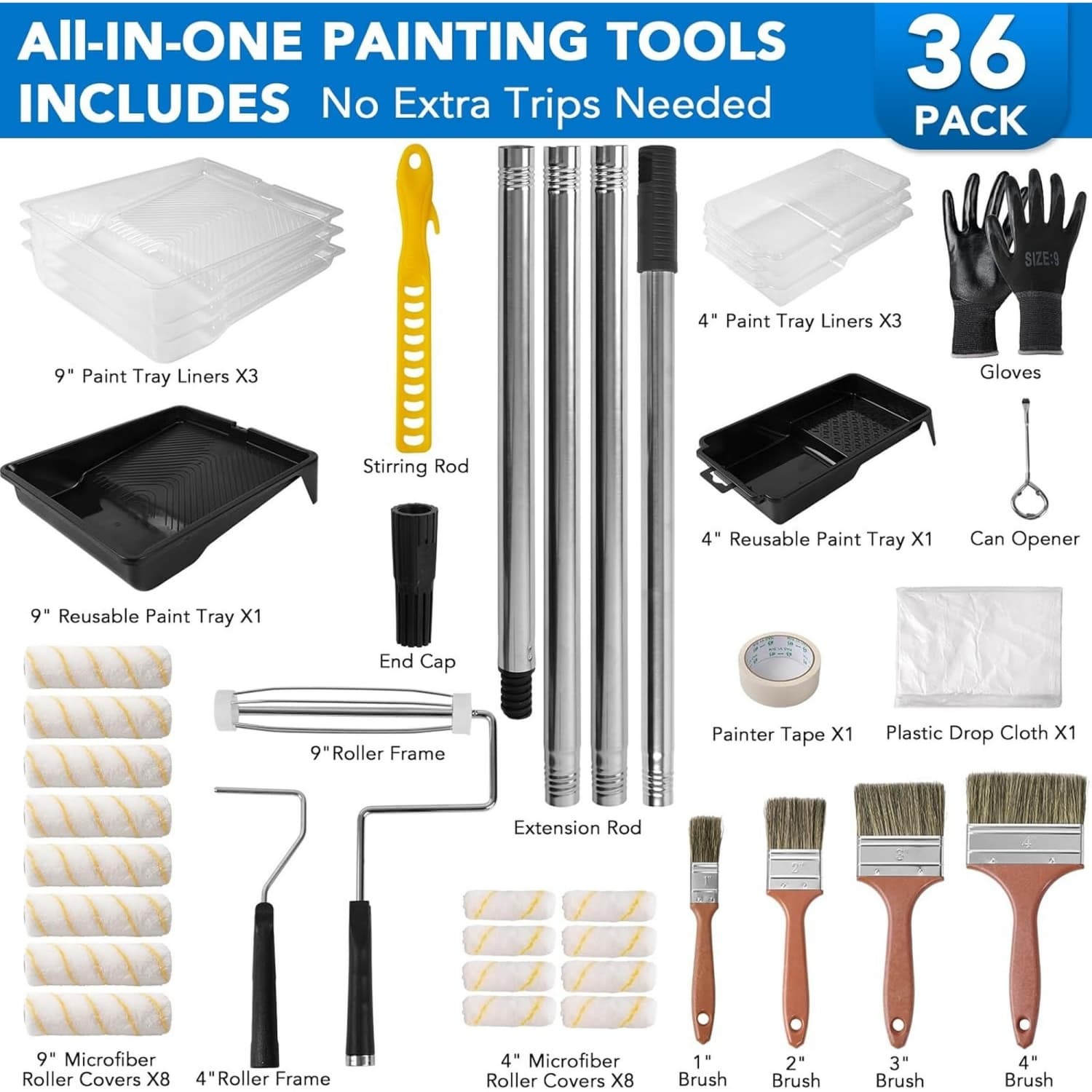 OGETFUUR L5MMA525PAK27 Paint-Applicator-Kits - View #2