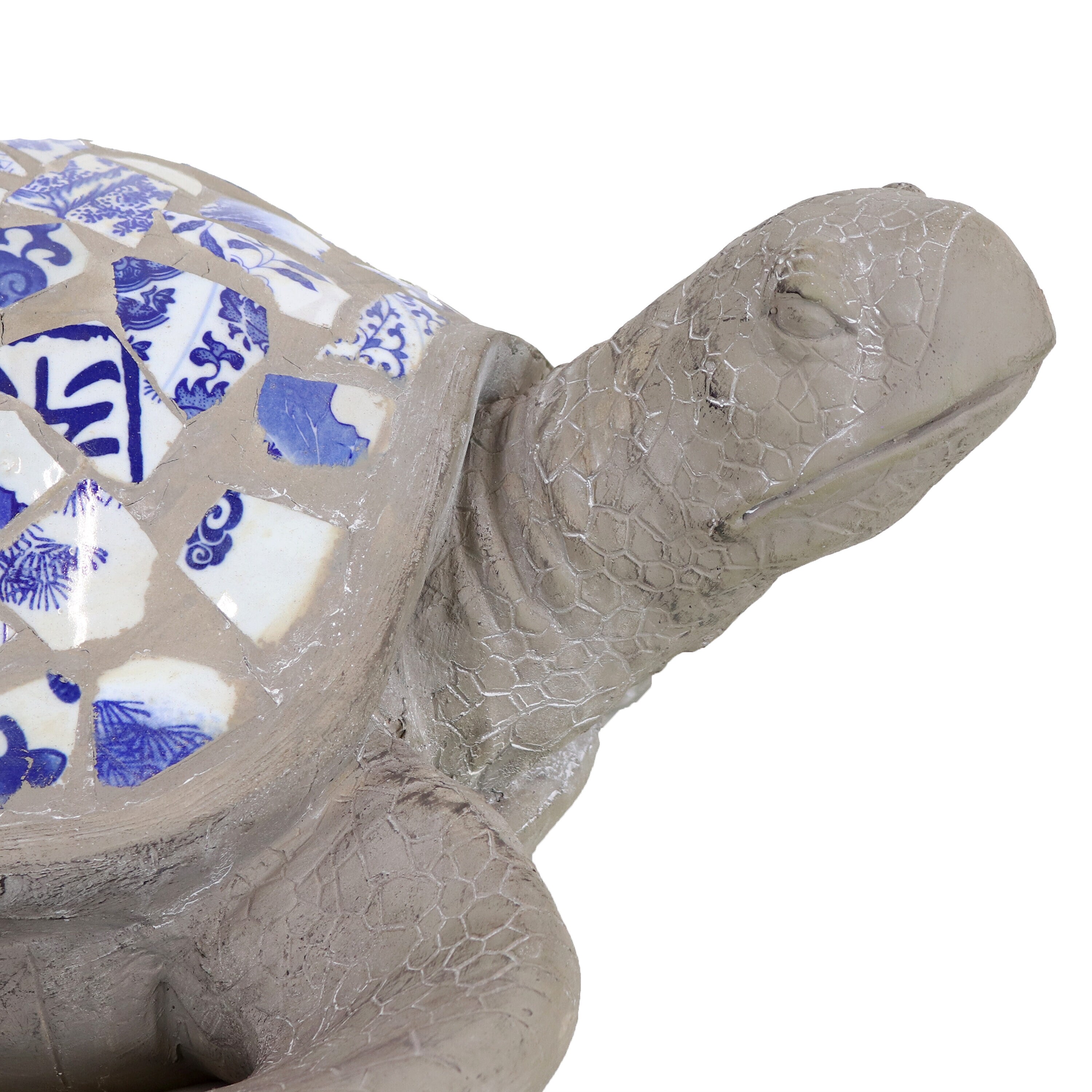 Sunnydaze Decor 7.5-in H x 18.25-in W Gray Turtle Garden