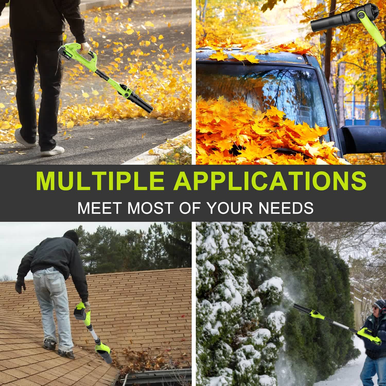 GardenJoy FH-LB411W-2L Cordless-Electric-Blowers - View #5