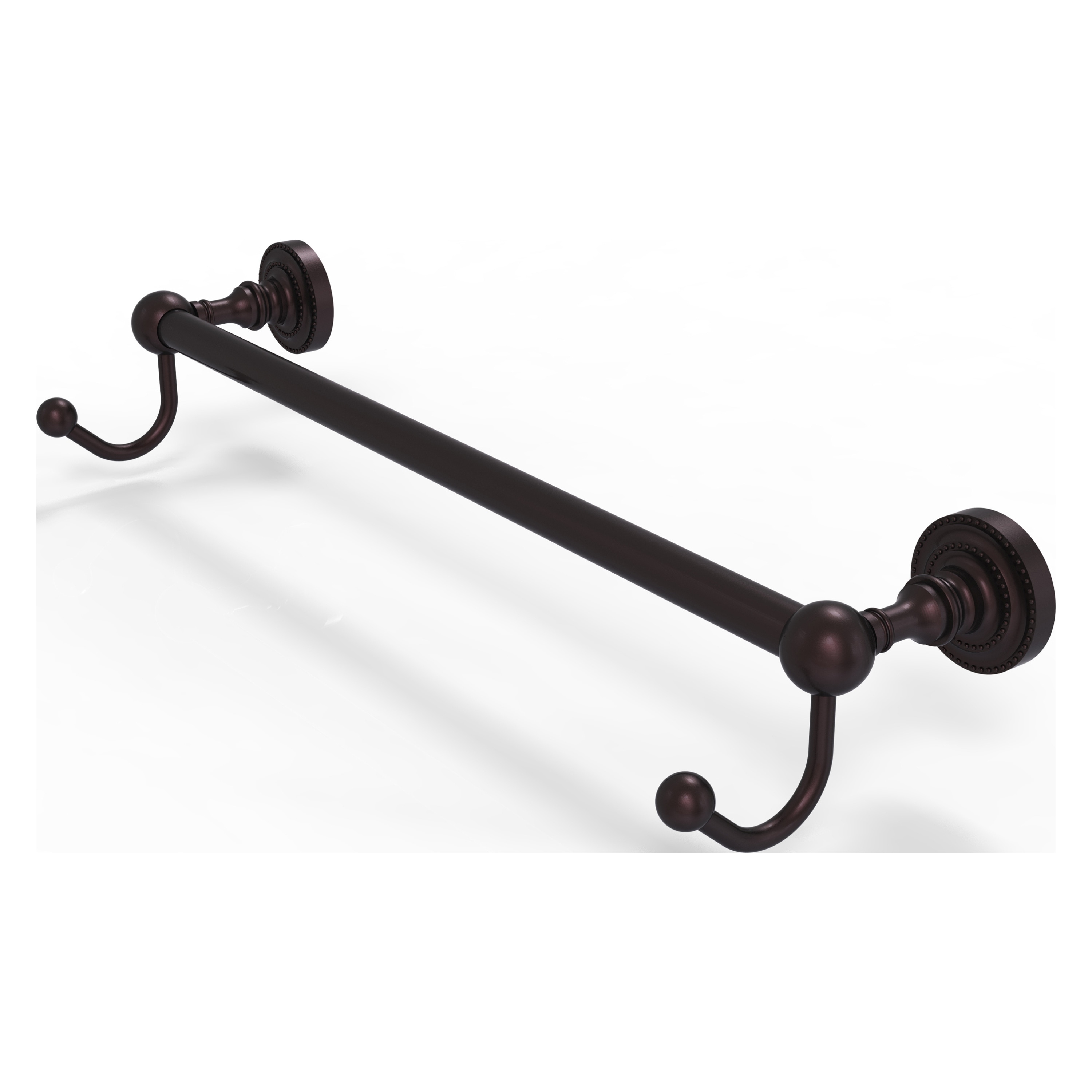 Allied Brass DT-41-36-HK-ABZ Dottingham 36-in Antique Bronze Wall mount Single Towel Bar