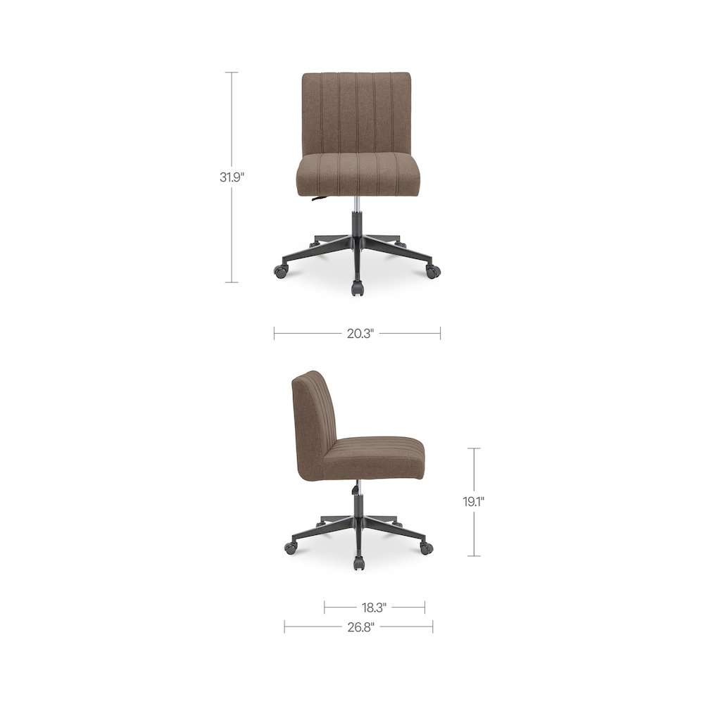 Moe's Home Collection YM-1026-21 Office-Chairs - View #7