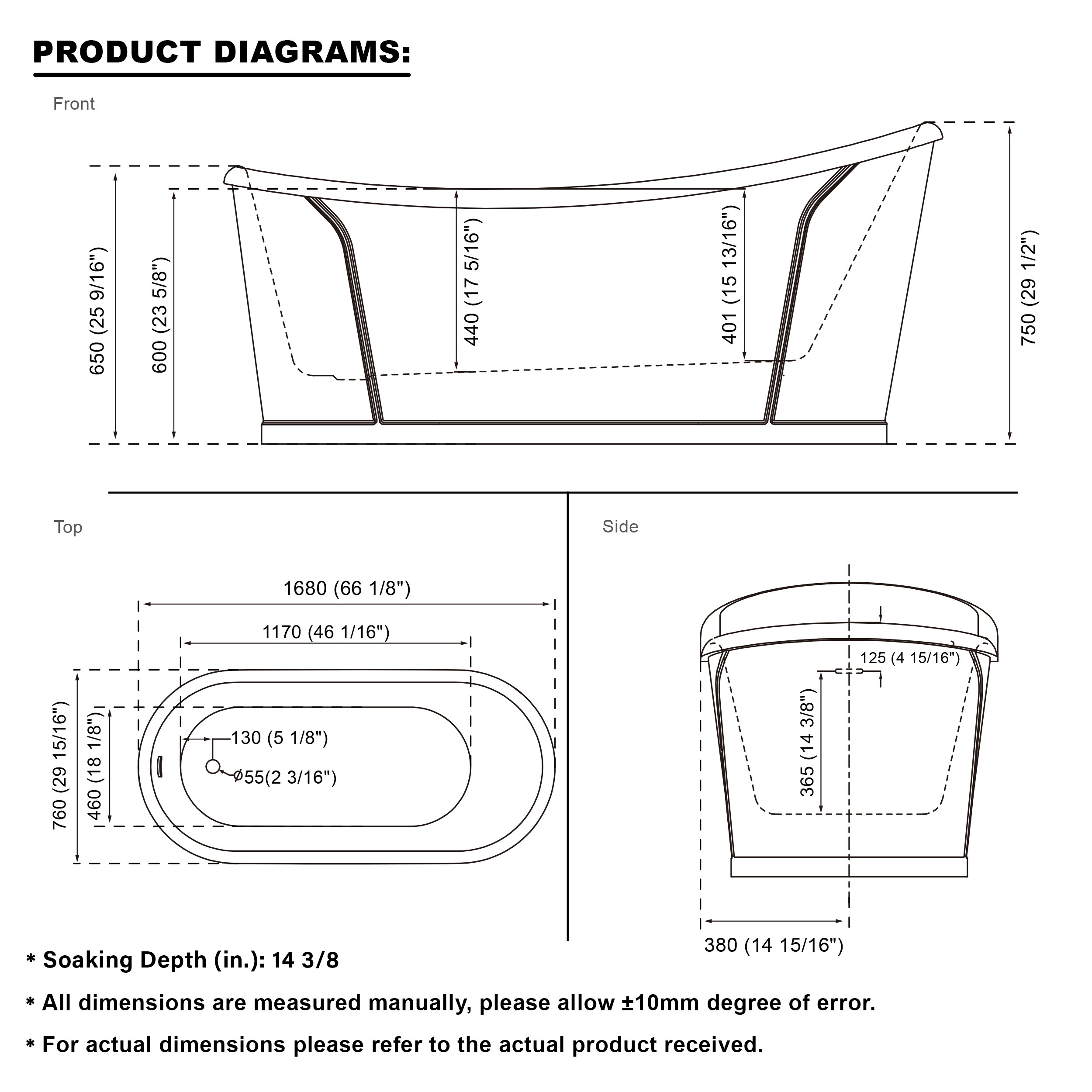 Forclover HBV-Y664 bathtubs - View #14