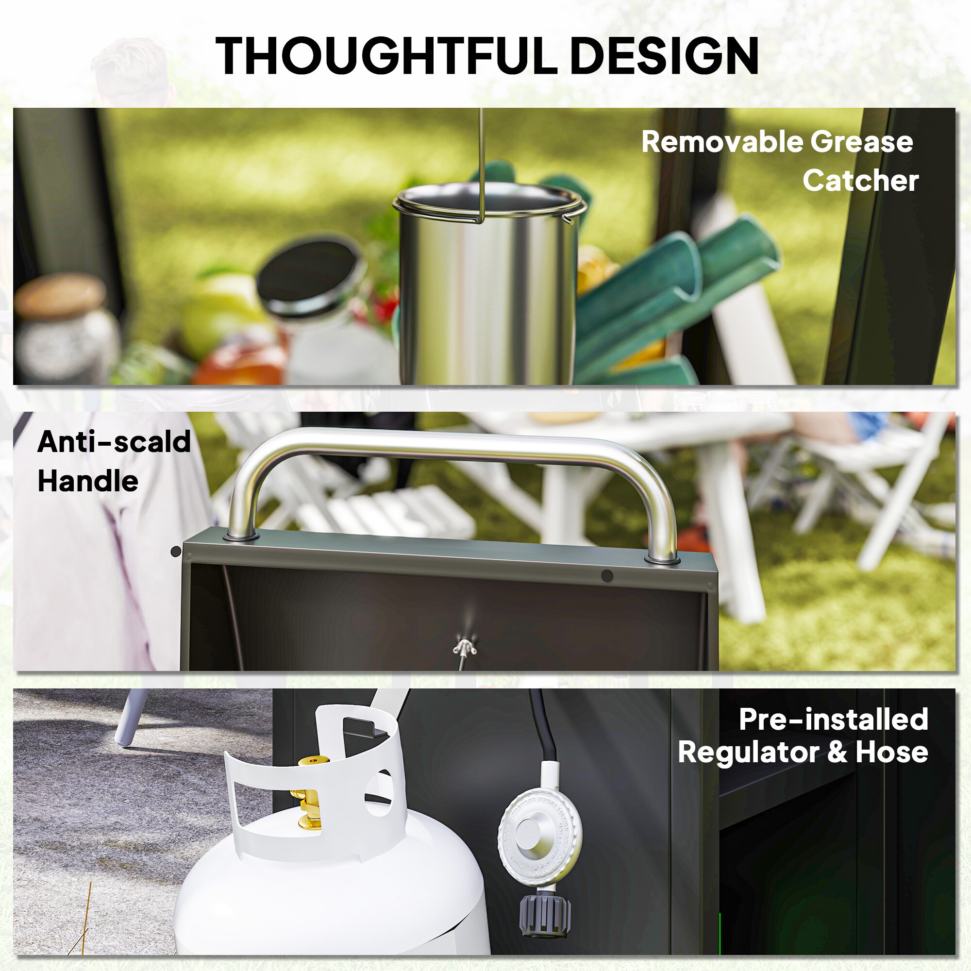 Outsunny 846-166V80BK Gas-Grill - View #7