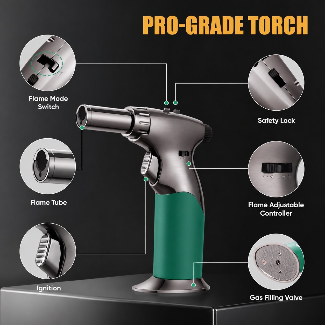 Justincity LJT0803J400 Torch-Cylinders - View #5