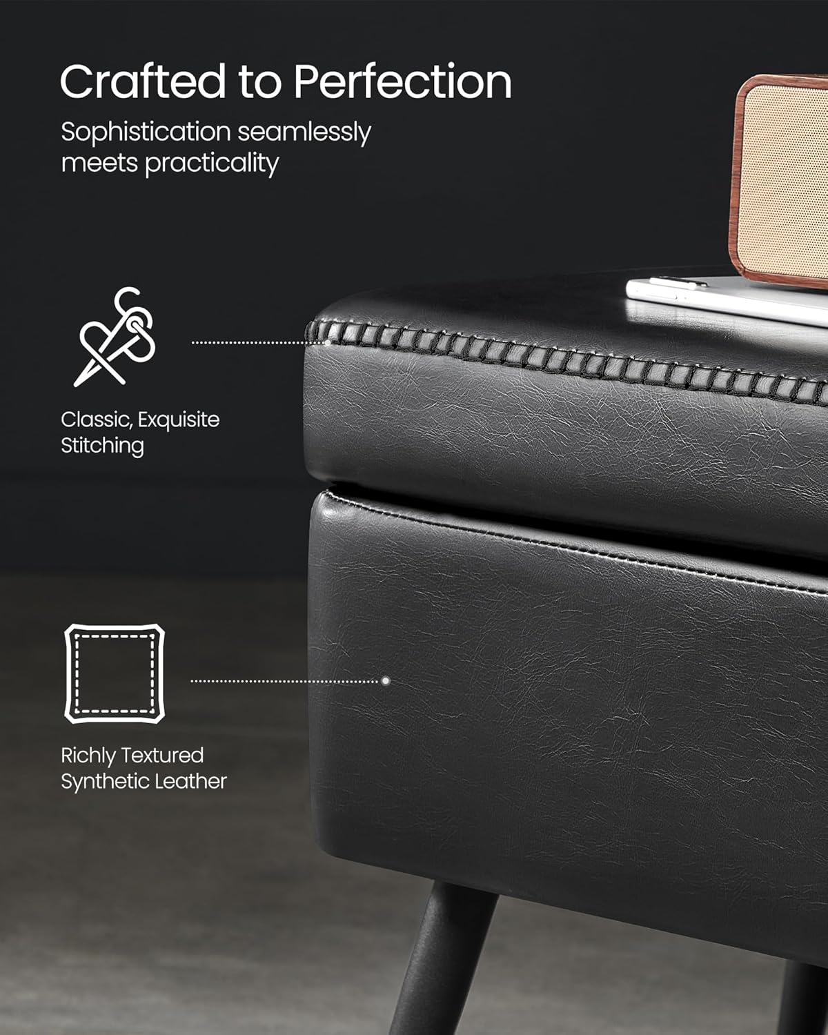 SONGMICS HOME LOM074B01 Indoor-Ottomans - View #4