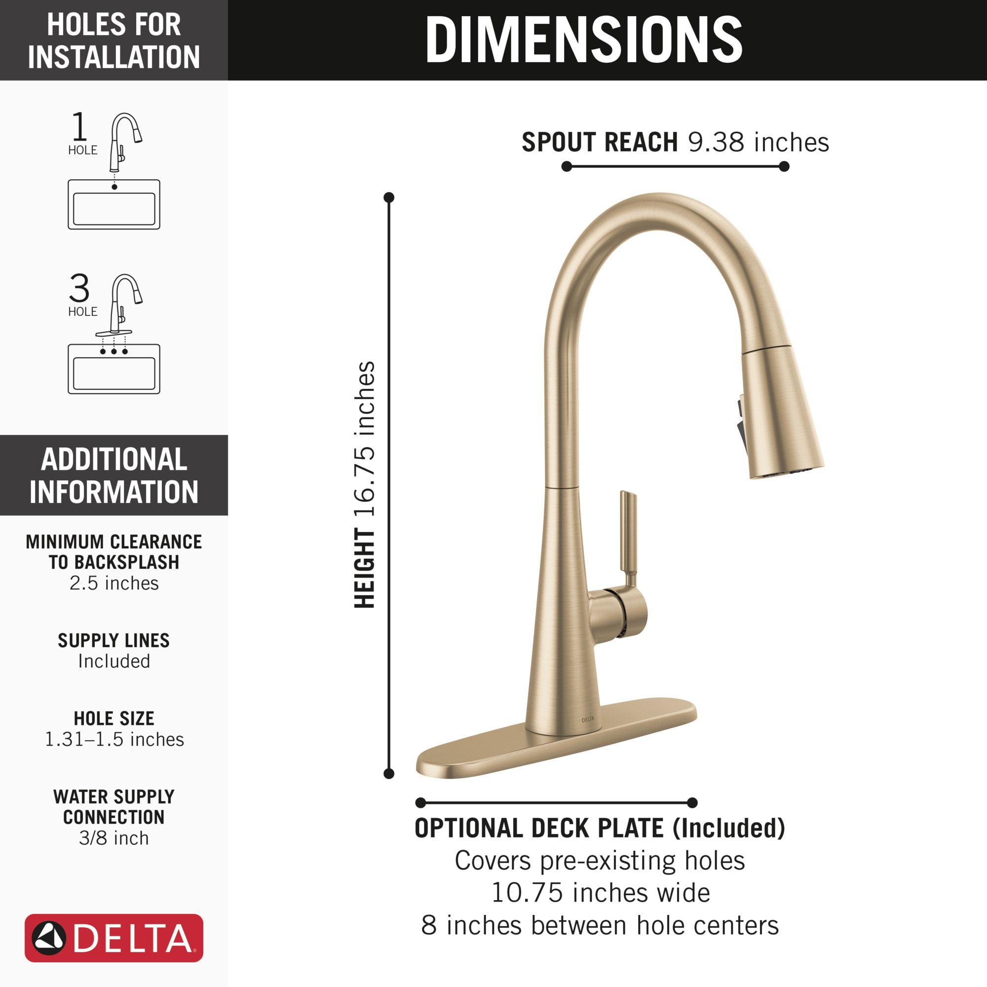 Delta 19846Z-CZ-DST Kitchen-Faucets - View #4