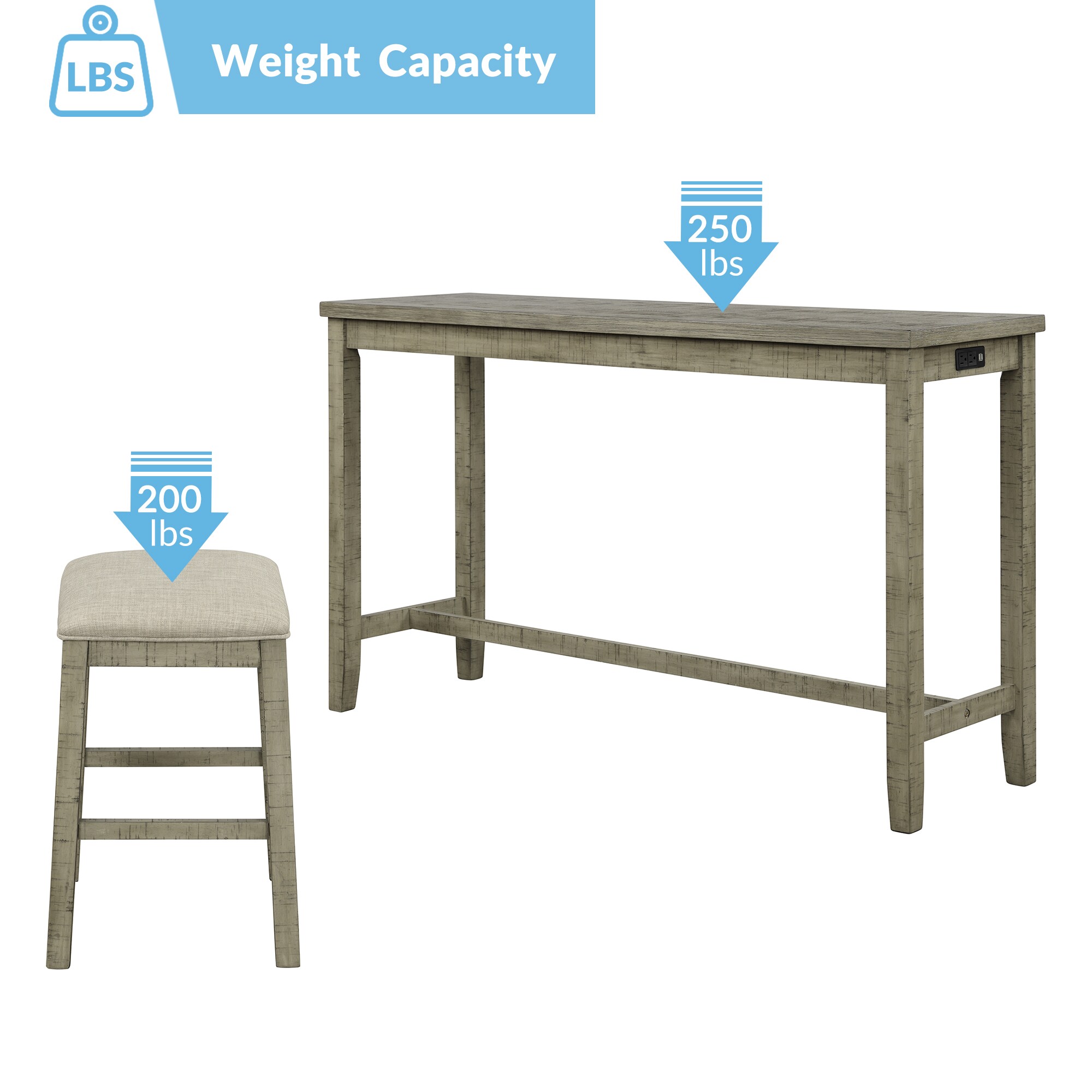 LIVIZA GIZ-MA539GG Dining-Sets - View #7
