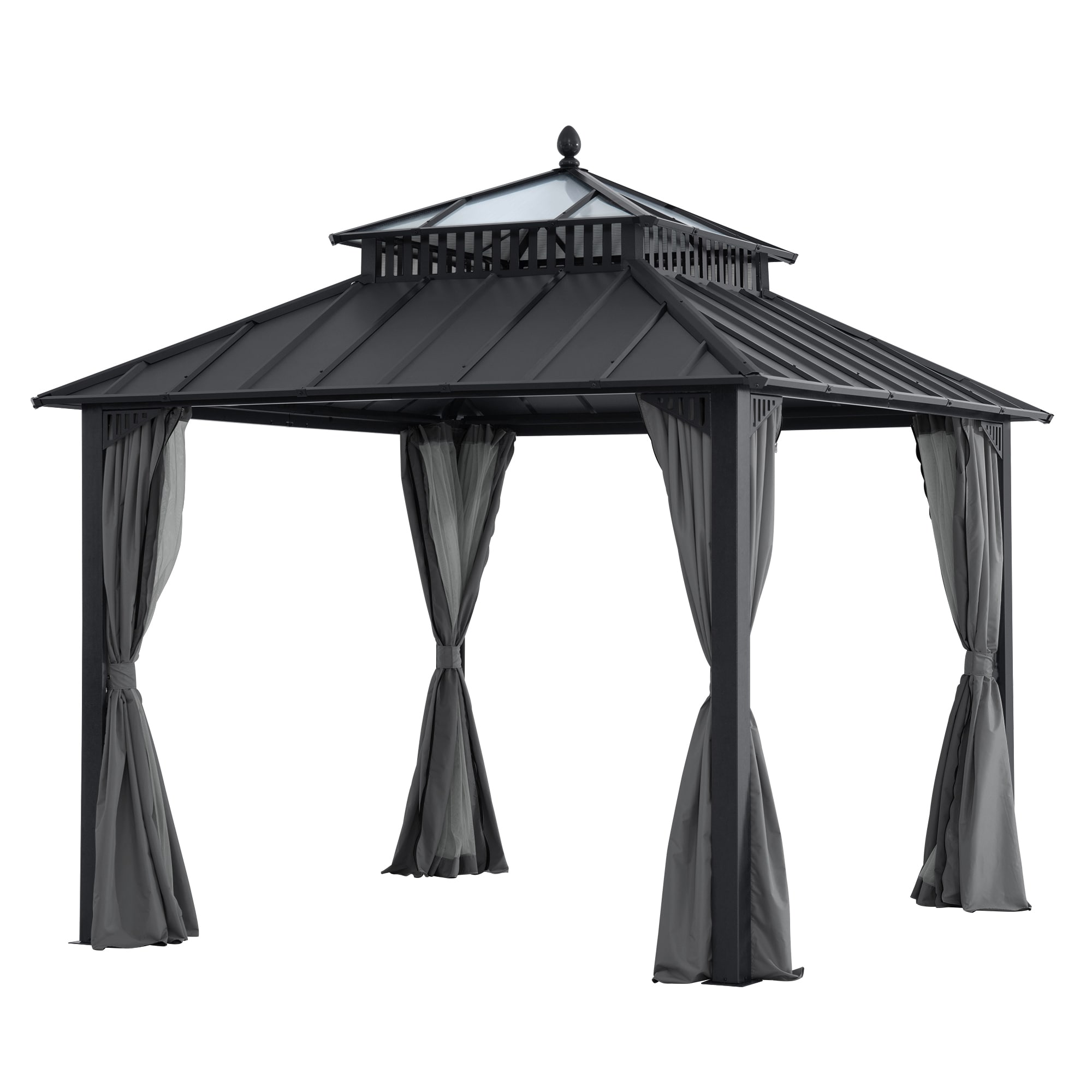 Sunjoy A10204382100 Wood-Resin-Gazebos - View #2
