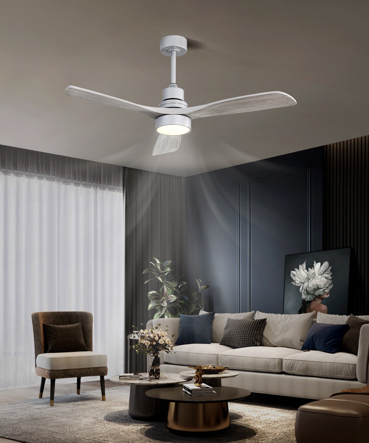Sofucor LS-5247-SL-HMW-60-W Ceiling-Fans - View #6