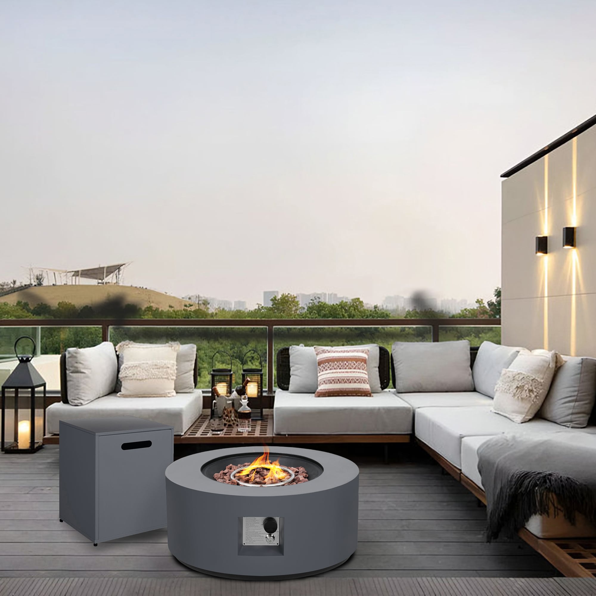 UPHA 28TP-YX-GF Outdoor-Gas-Firepits - View #6