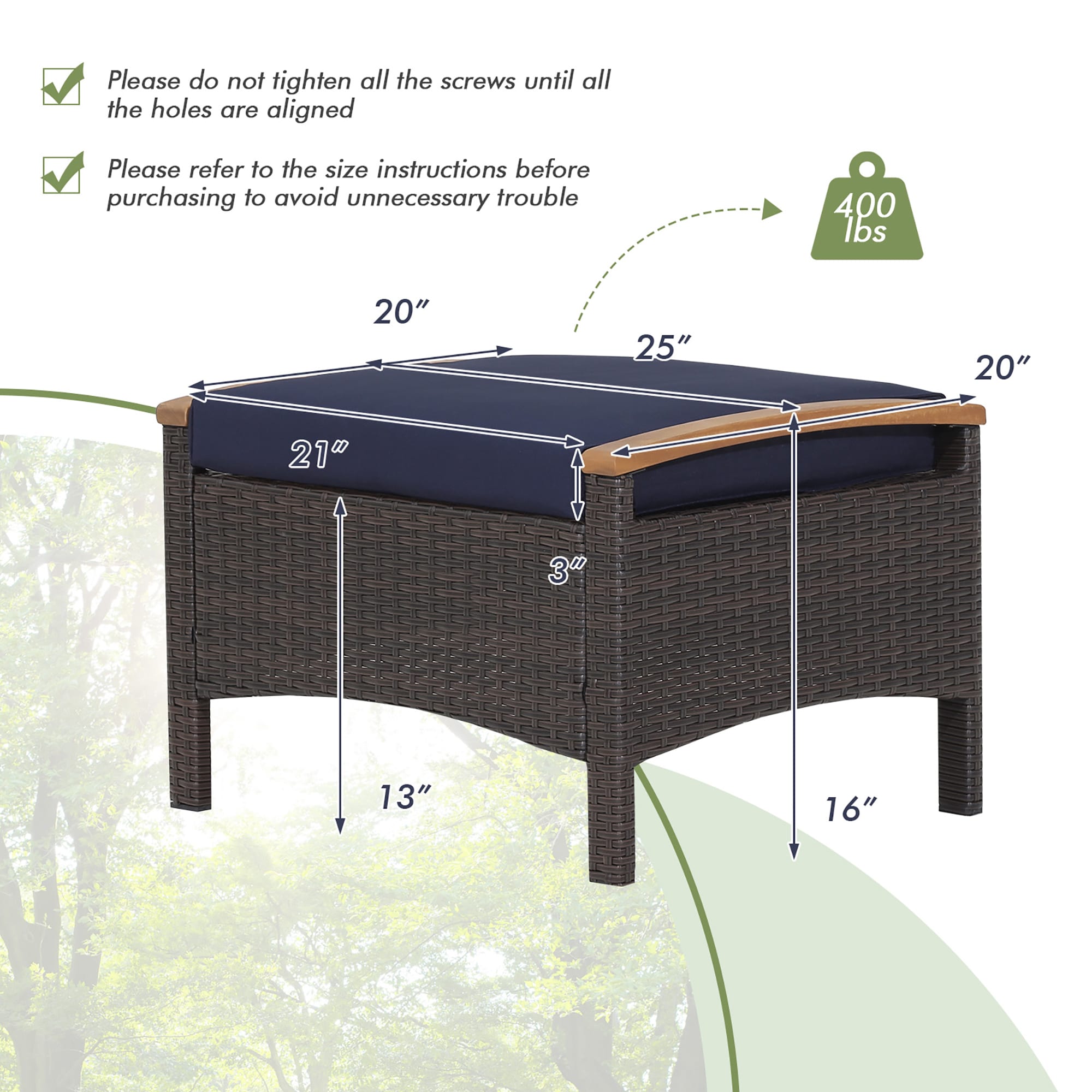 Costway HW70512NY Stools-Ottomans - View #9