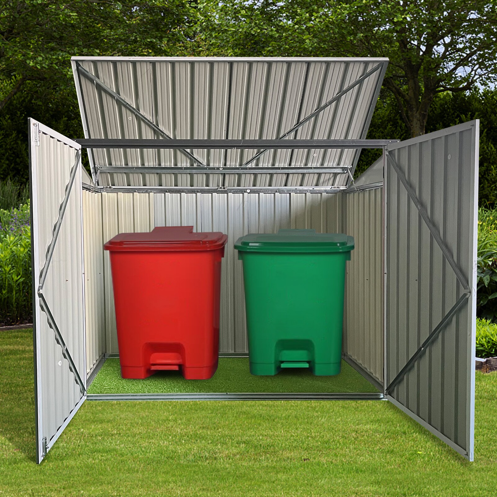 GDFStudio 353780 Metal-Storage-Buildings-Sheds - View #3