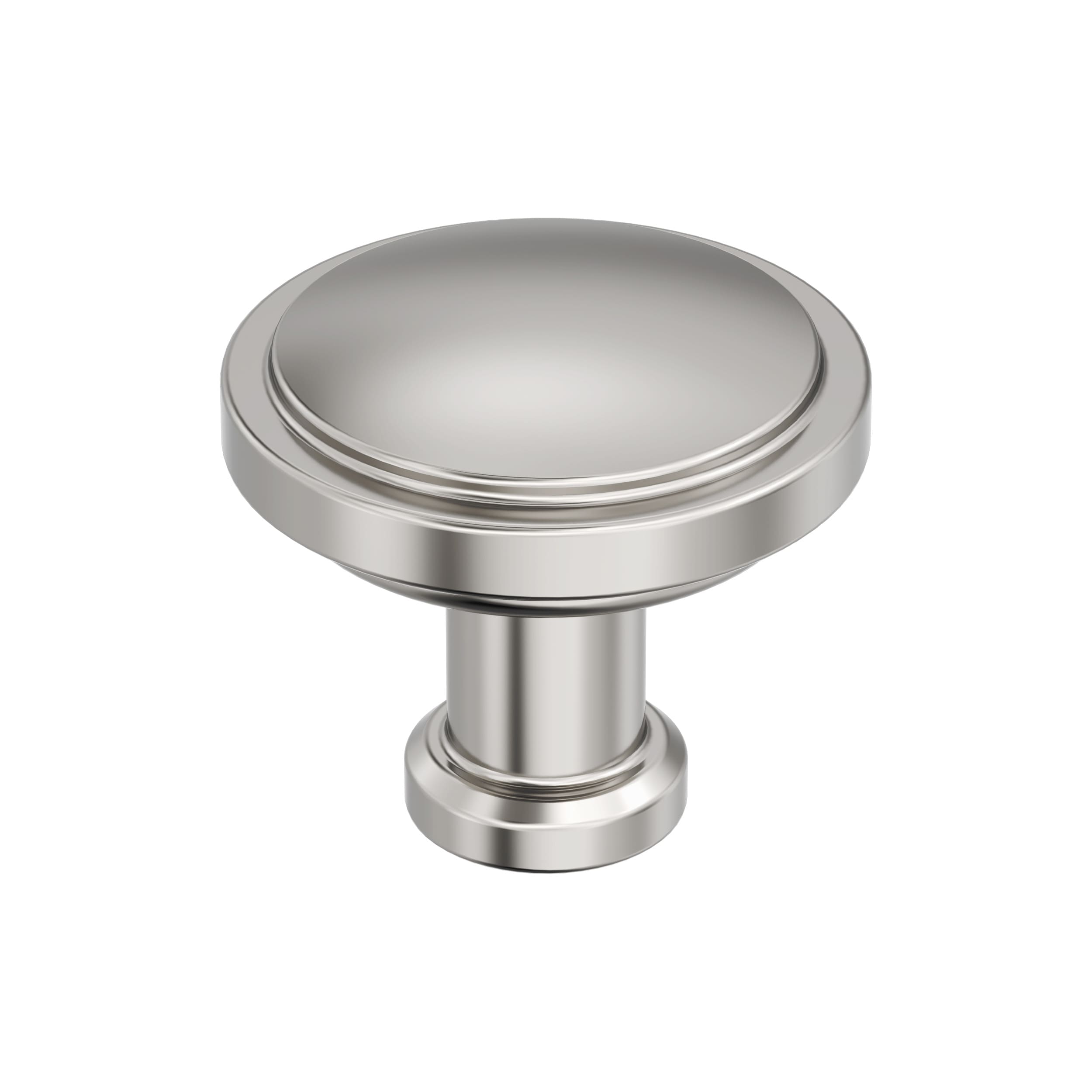 Amerock BP37460PN Faircrest 1-1/4-in Polished Nickel Round Transitional Cabinet Knob