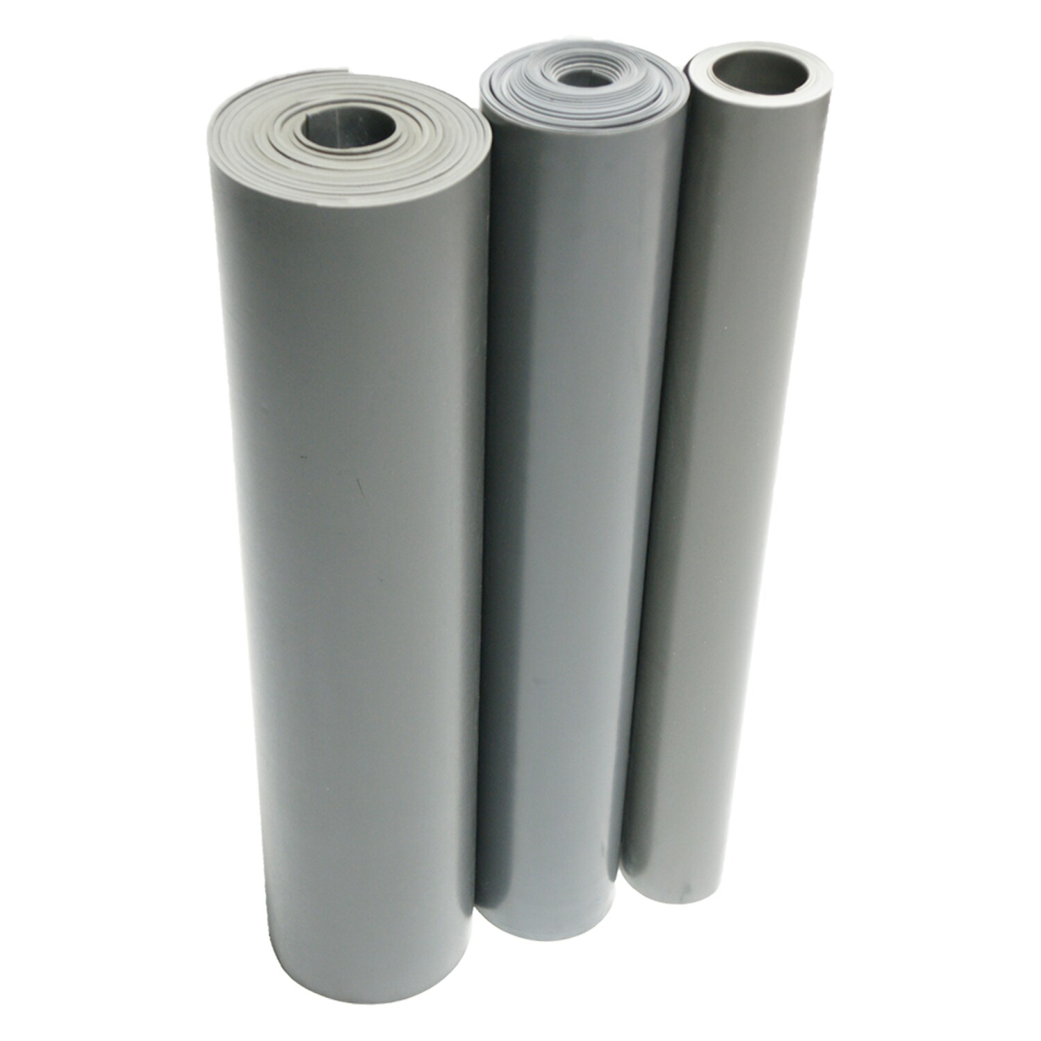 Rubber-Cal 1/8-in T x 36-in W x 4-ft L Gray Commercial 50A Durometer  Silicone Sheet in the Silicone Sheets & Rolls department at