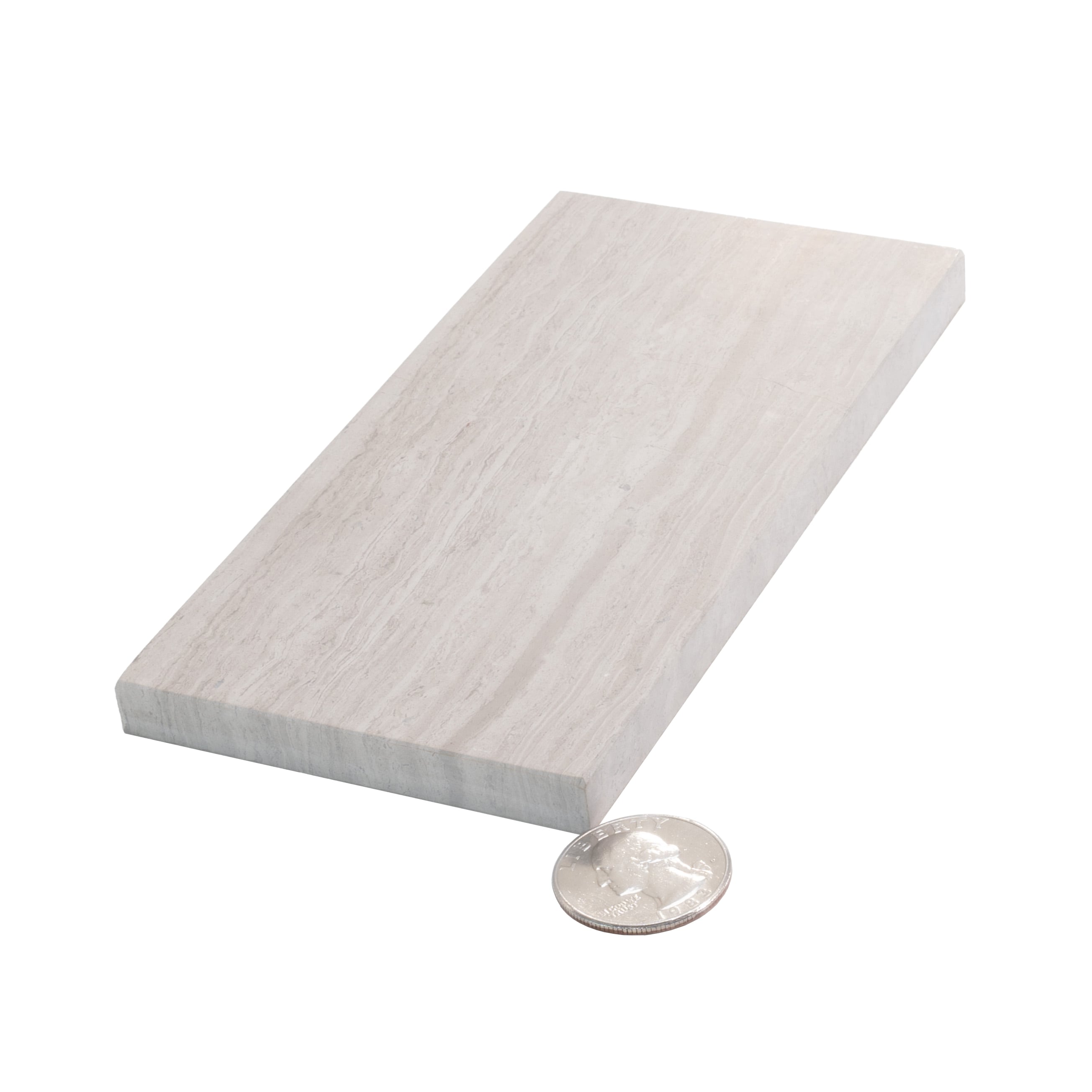 Apollo Tile (Sample) Large Format Tile and Trims Gray 3-in x 6-in Honed Marble Subway Floor and Wall Tile