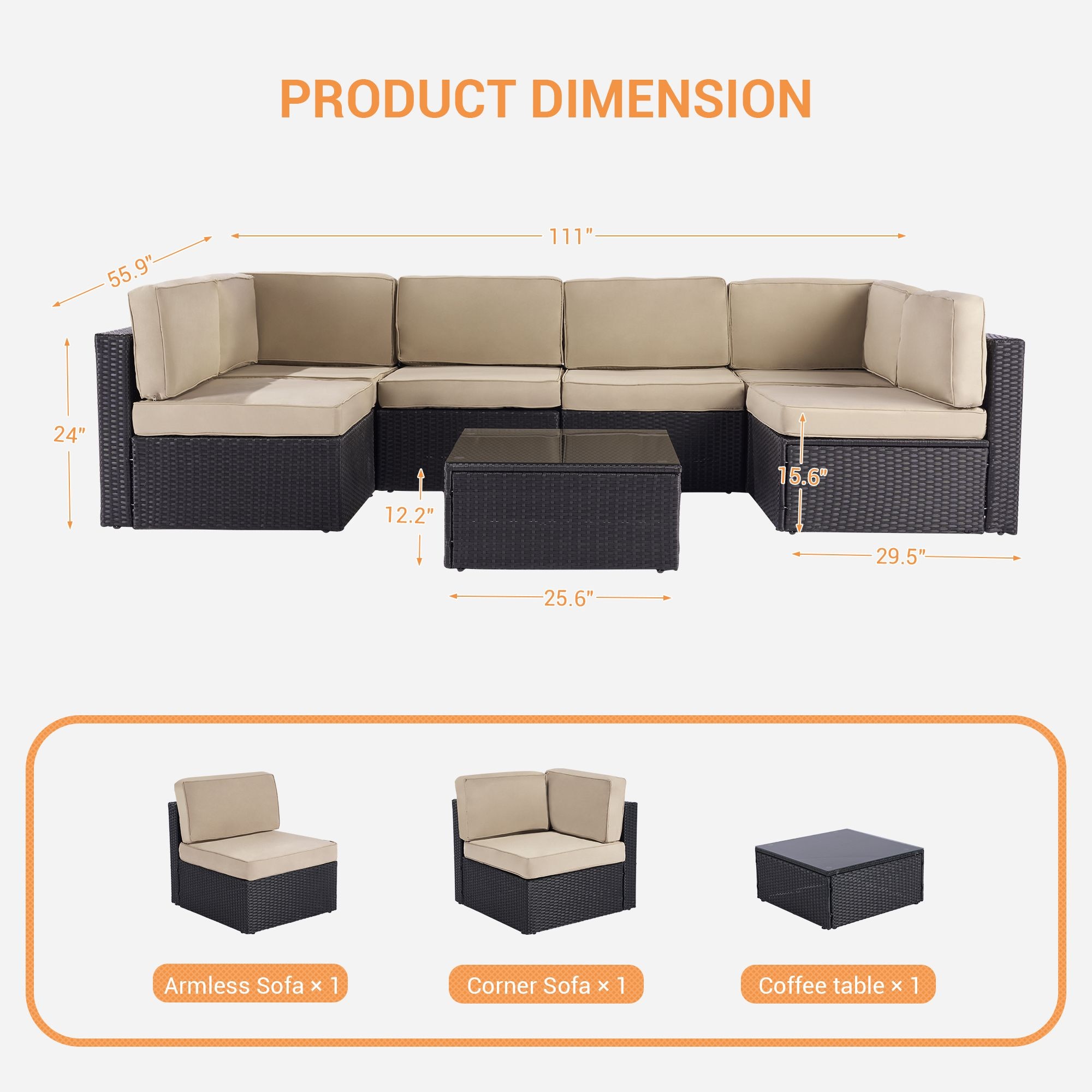 SANSTAR L-WS202SNV1 Patio-Conversation-Sets - View #7