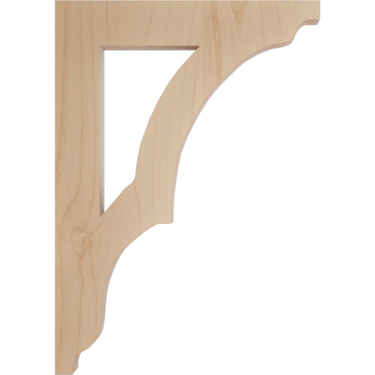 Ekena Millwork BKTW01X08X12AVAL Exterior-Brackets-Braces - View #3