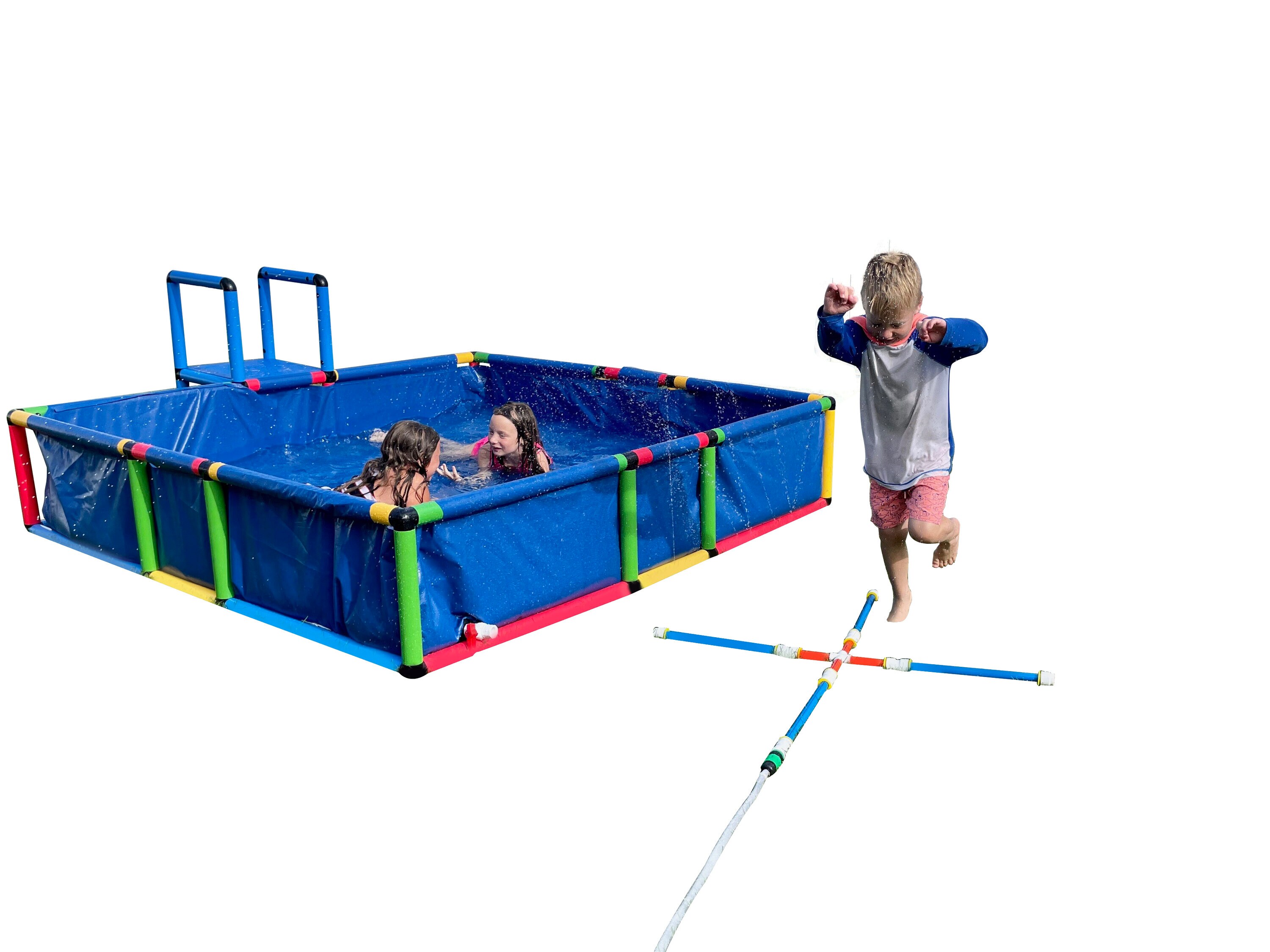 Funphix FP-SWP-1 Above-Ground-Pool-Lad-Steps - View #2