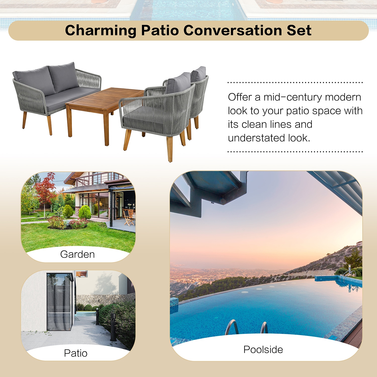 SINOFURN SYA330127GY Patio-Conversation-Sets - View #17