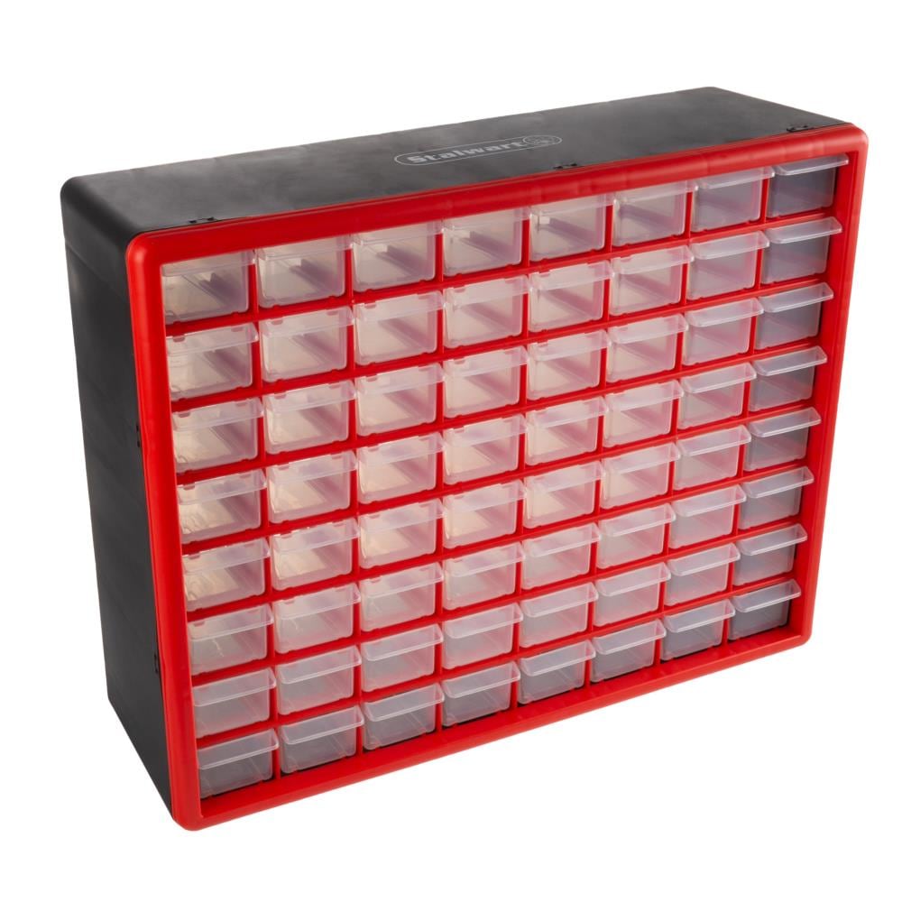 Fleming Supply Storage Containers 64-Compartment Plastic Small