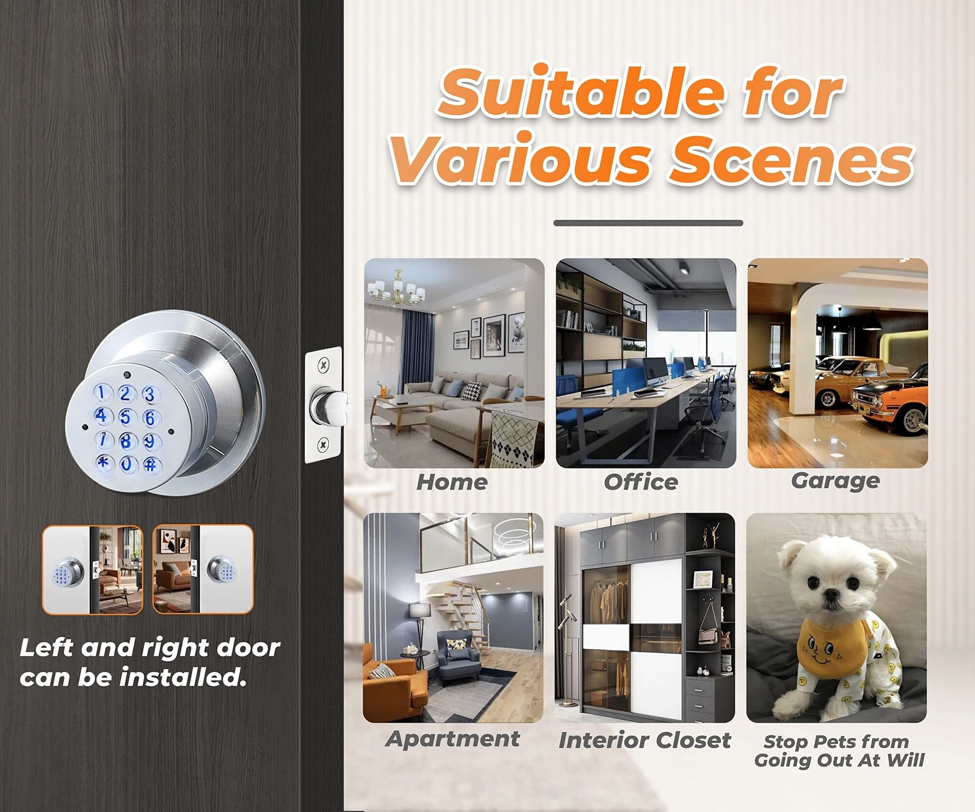 Adrinfly LAD0509M23 Electronic-Door-Locks - View #7