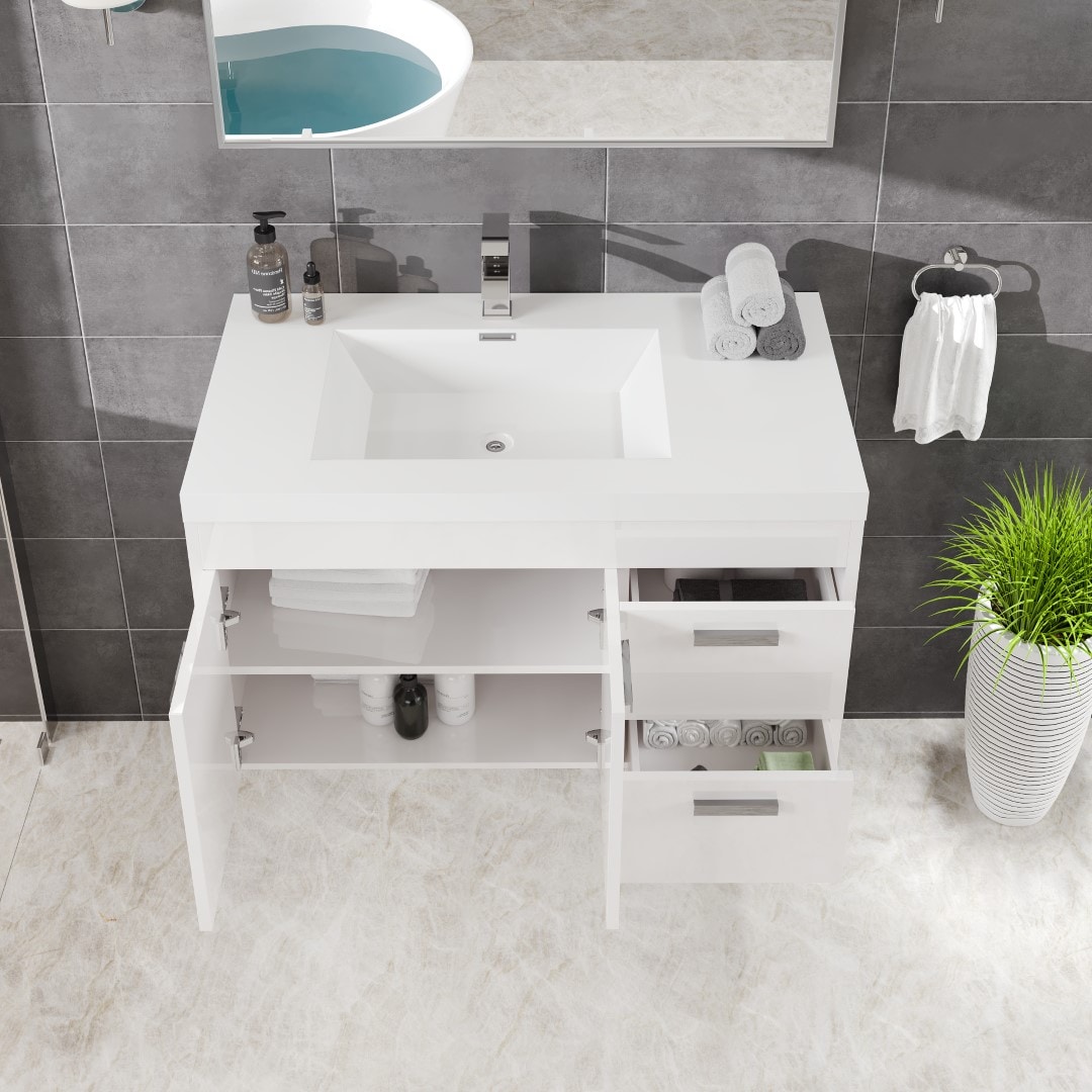 Eviva EVVN900-8-36WH-WM Bath-Vanity-Combo - View #4