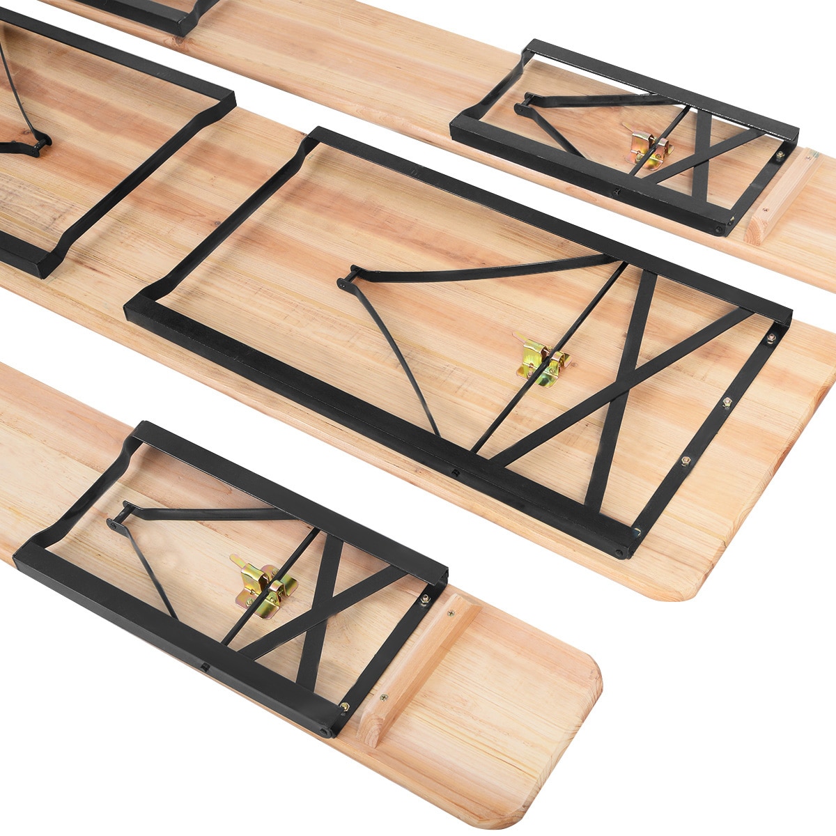 WELLFOR CNT-TW21-3 Picnic-Tables - View #4