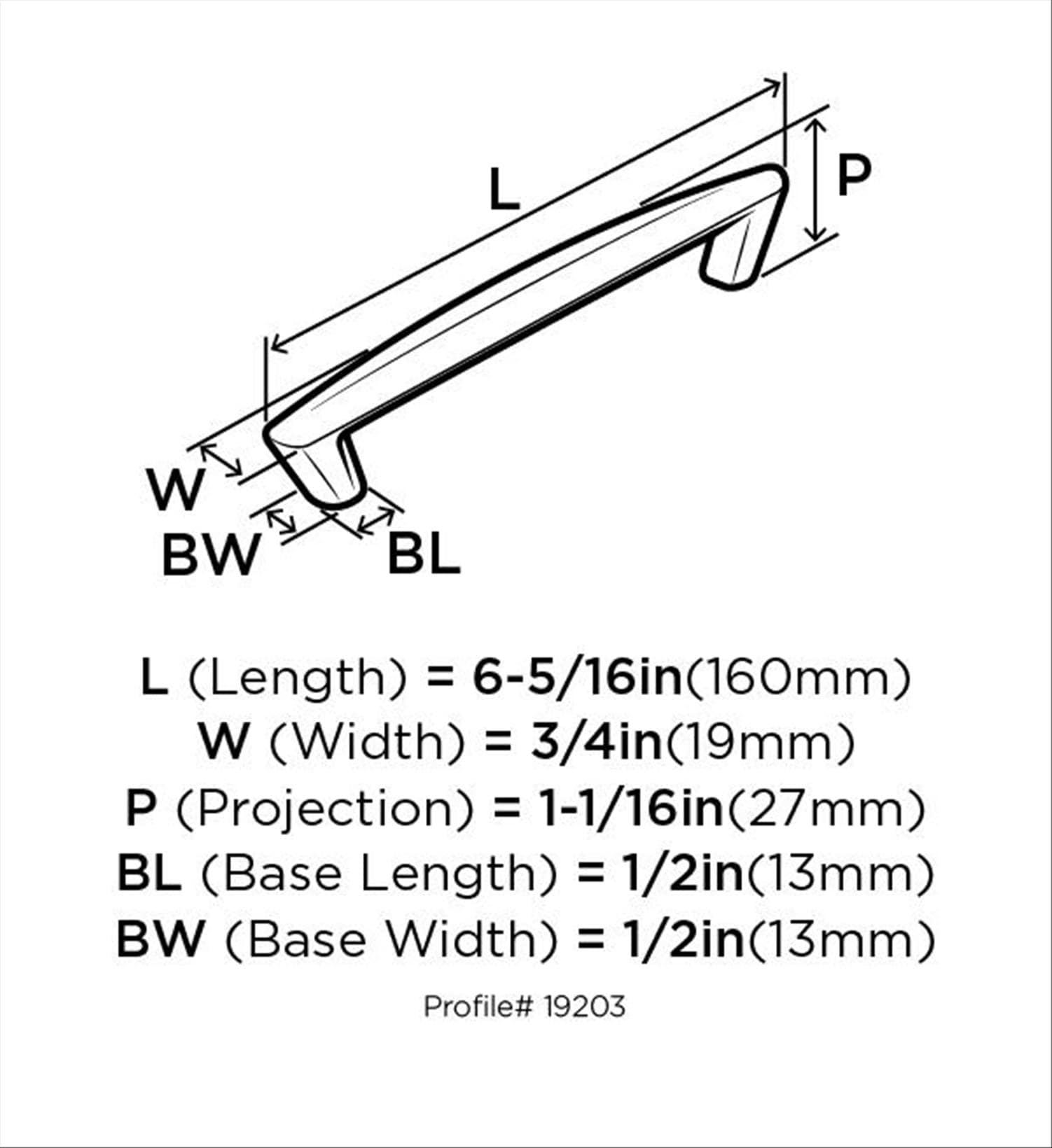 Amerock BP19203G10 Cabinet-Pulls - View #9