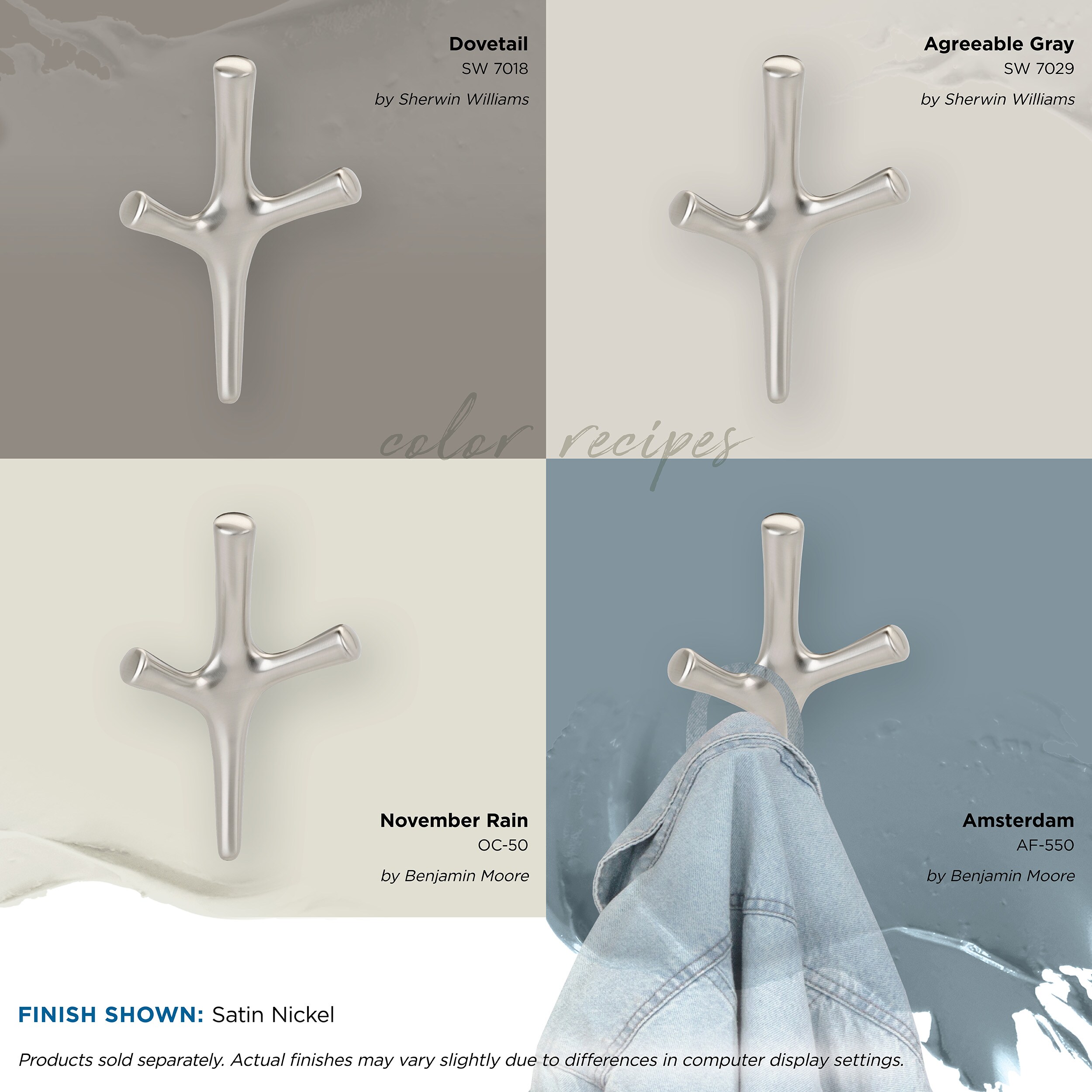 Amerock HBX37016G10 Decorative-Wall-Hooks - View #7