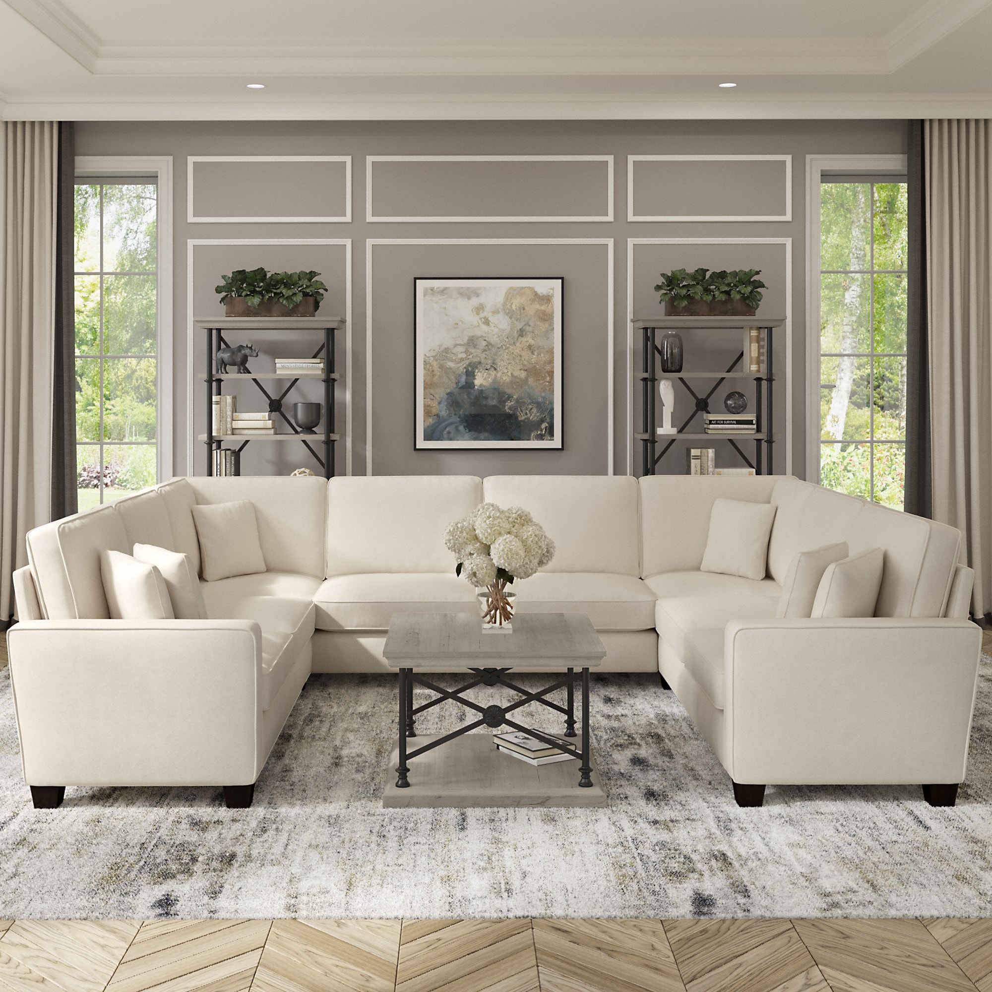 Bush Furniture SNY123SCRH-03K Sofas-Loveseats - View #2