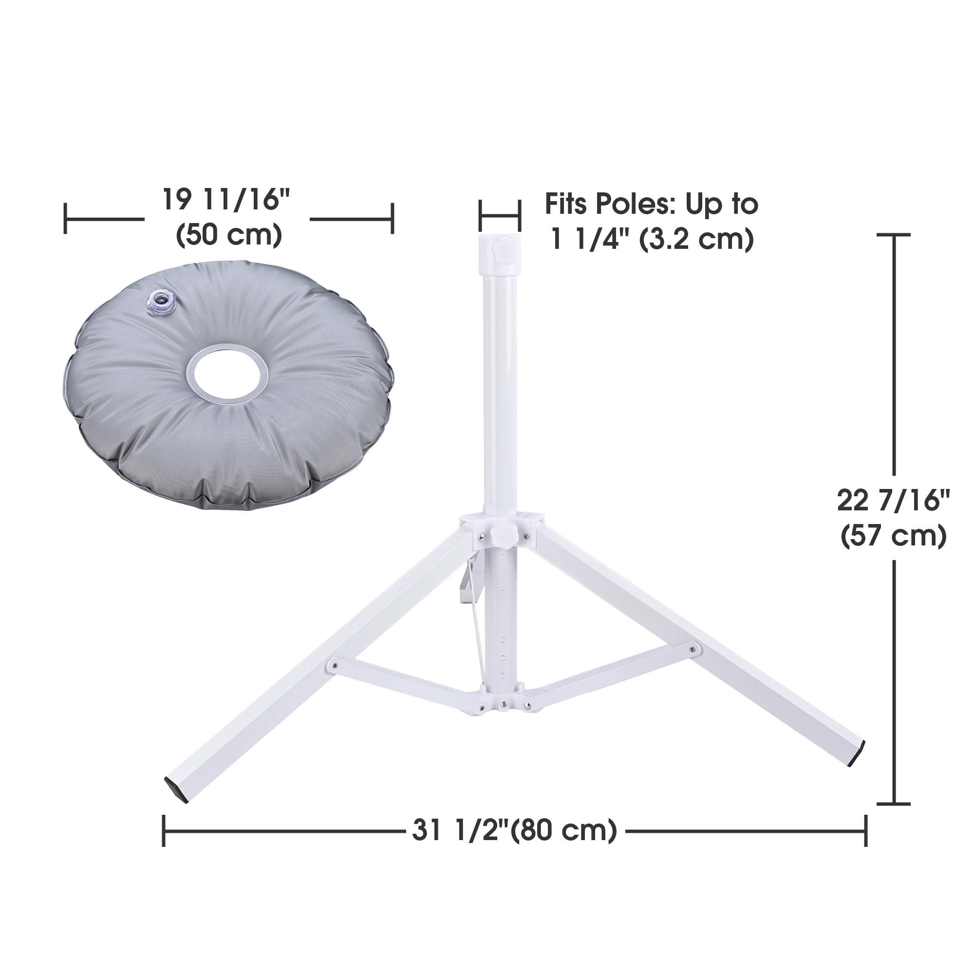 LAGarden 07USF013-CROSS-07-LO Umbrella-Bases - View #7
