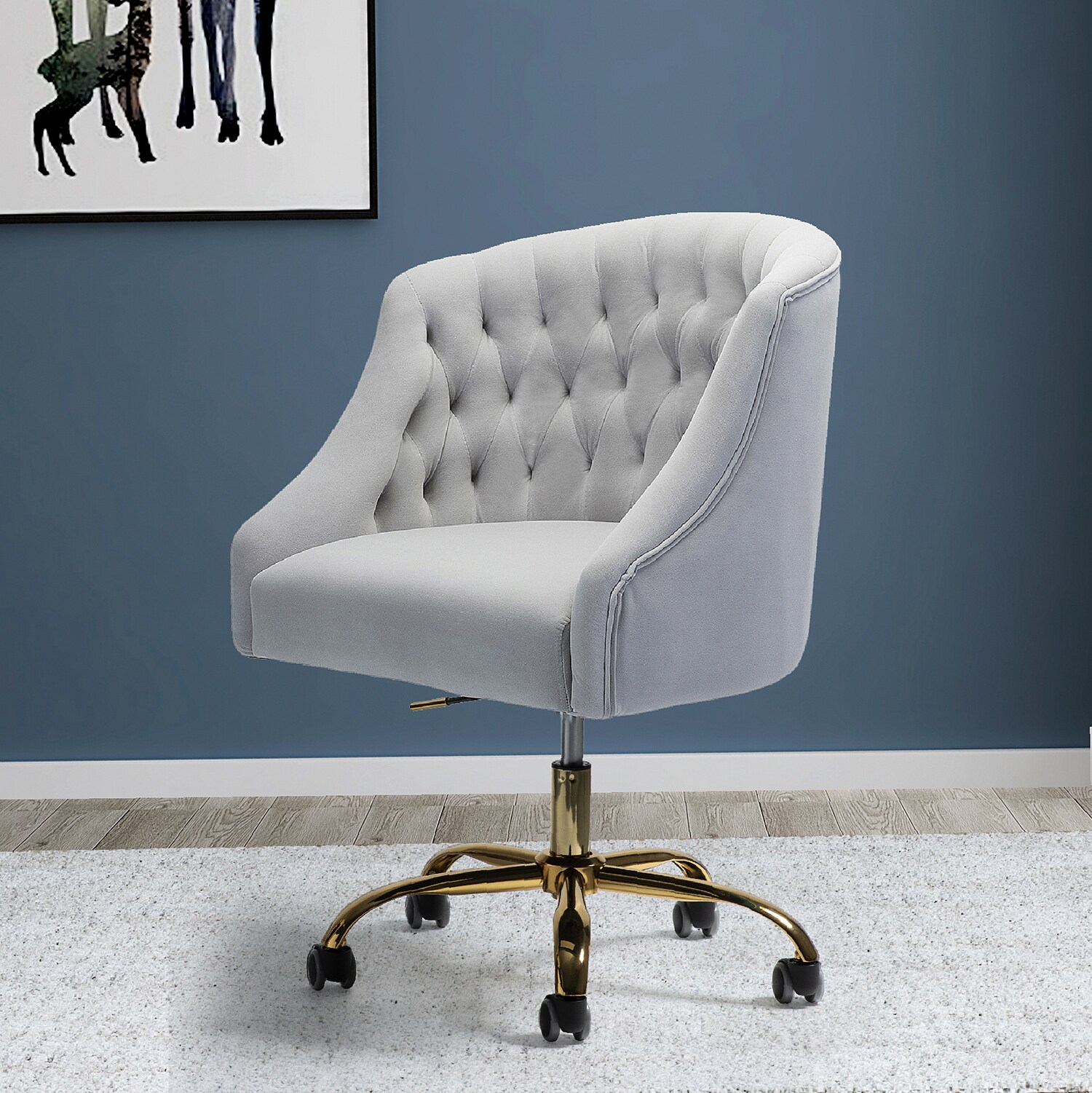 14 Karat Home CHM6030-GREY Office-Chairs - View #2