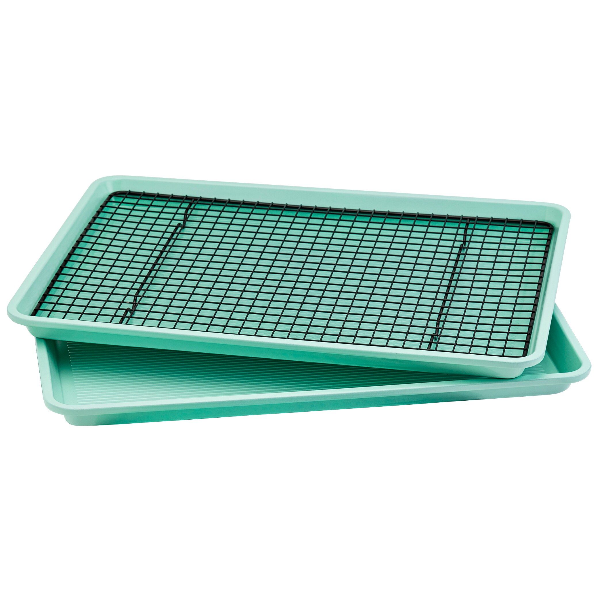 Dolly Non-Stick Steel Cookie Sheet with Rack 17 in x 12 in