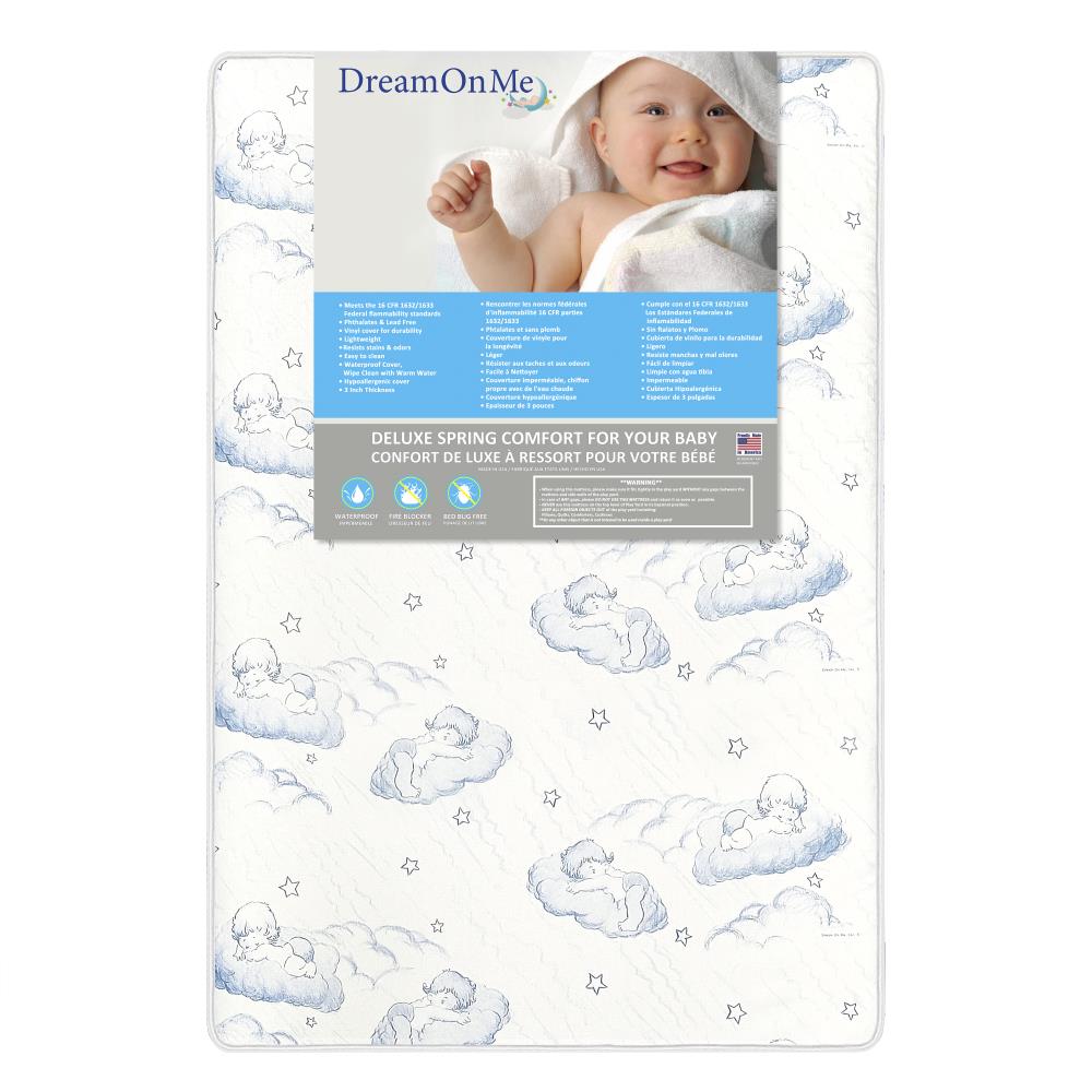 Dream On Me 21 3-in Firm Crib Pocketed coil spring Mattress