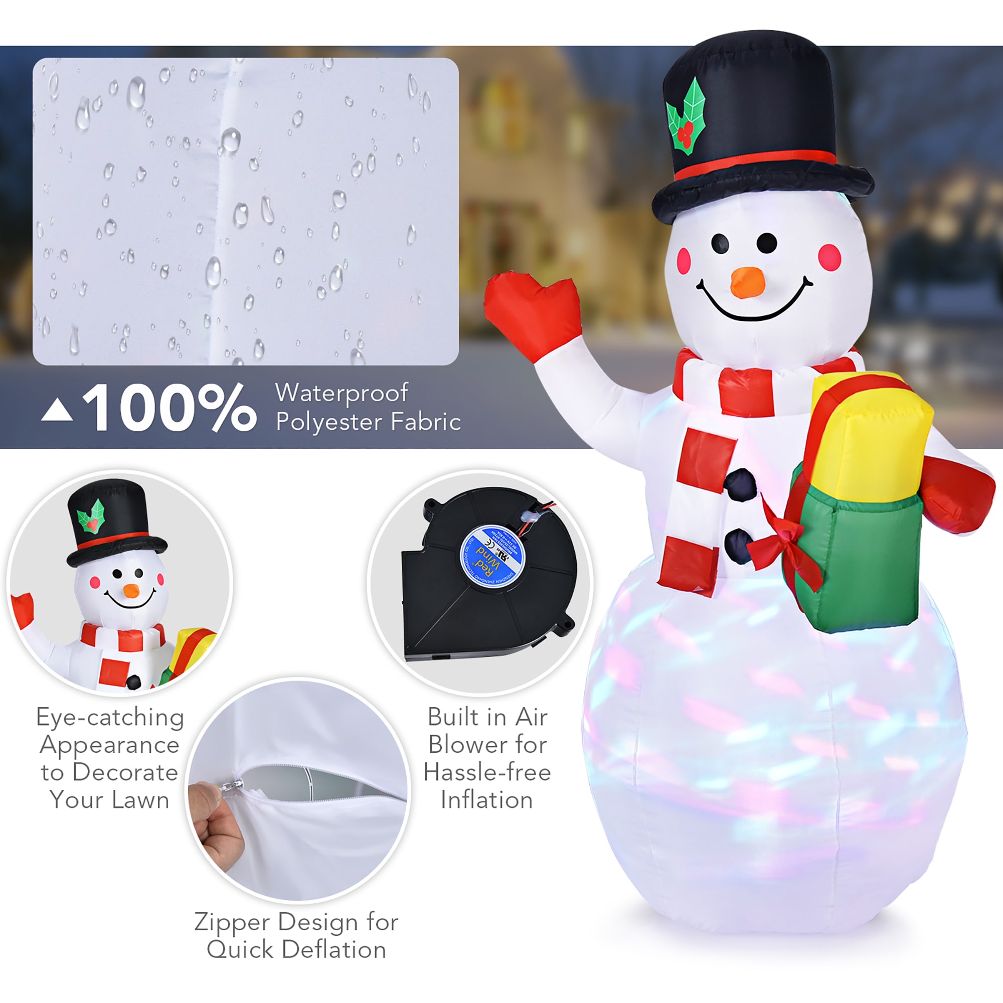 Costway LWS00681 Christmas-Inflatables - View #5