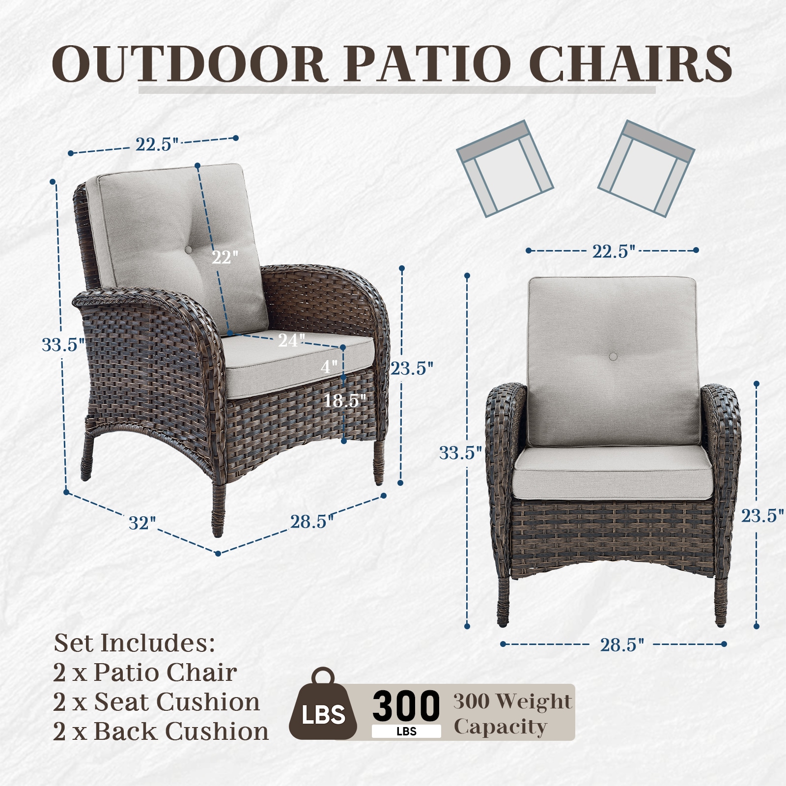  PA087-2 Patio-Chairs - View #8