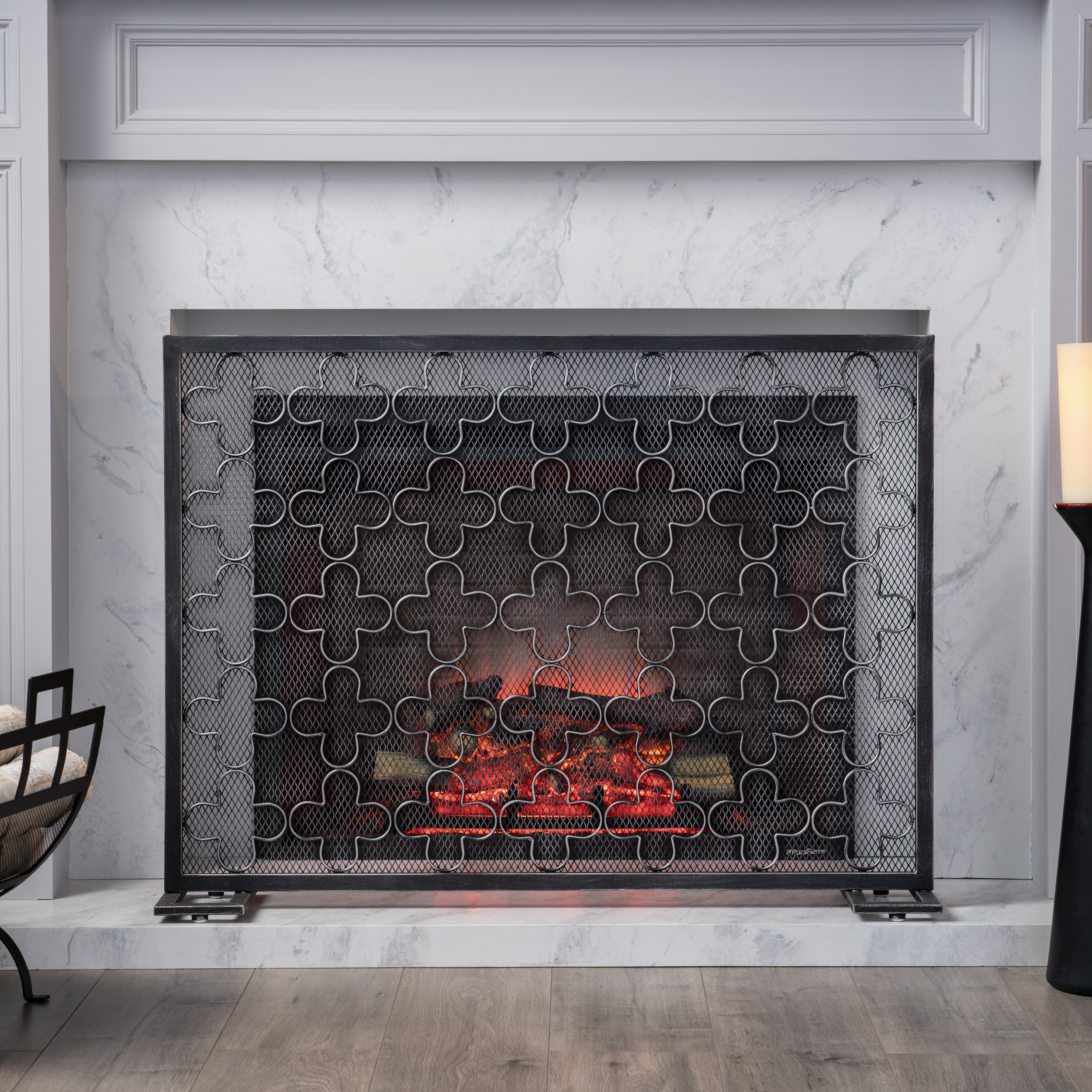 LOVMOR SF-X-65180.00BBSILV Fireplace-Screens - View #3