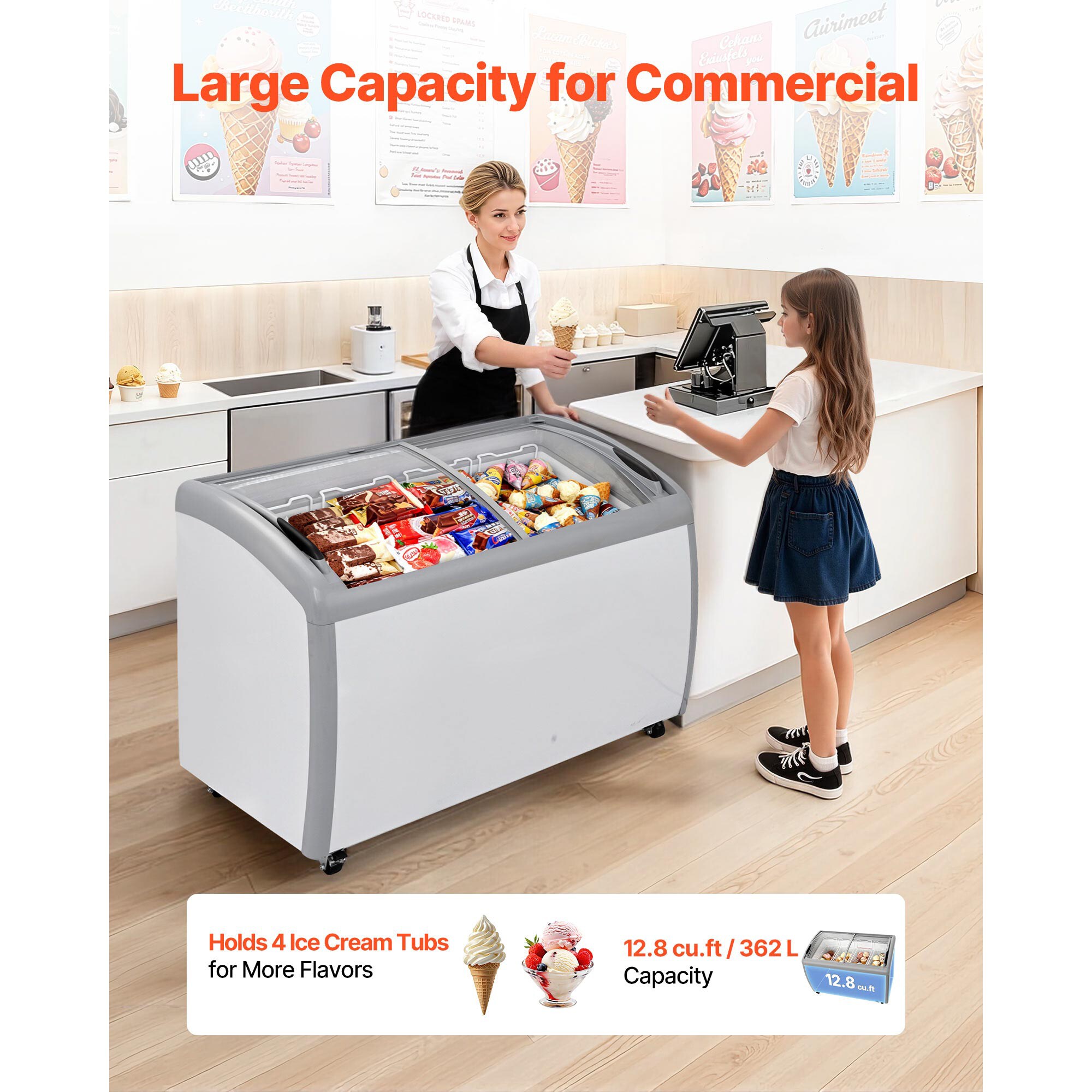 VEVOR SCLDSBQLZSJ114790V1 Commercial-Freezers - View #3