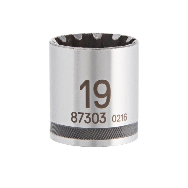 Kobalt Universal Metric 3/8-in Drive Spline 14mm Deep Socket Kobalt Universal Metric 3/8-in Drive Spline 14mm Deep Socket
