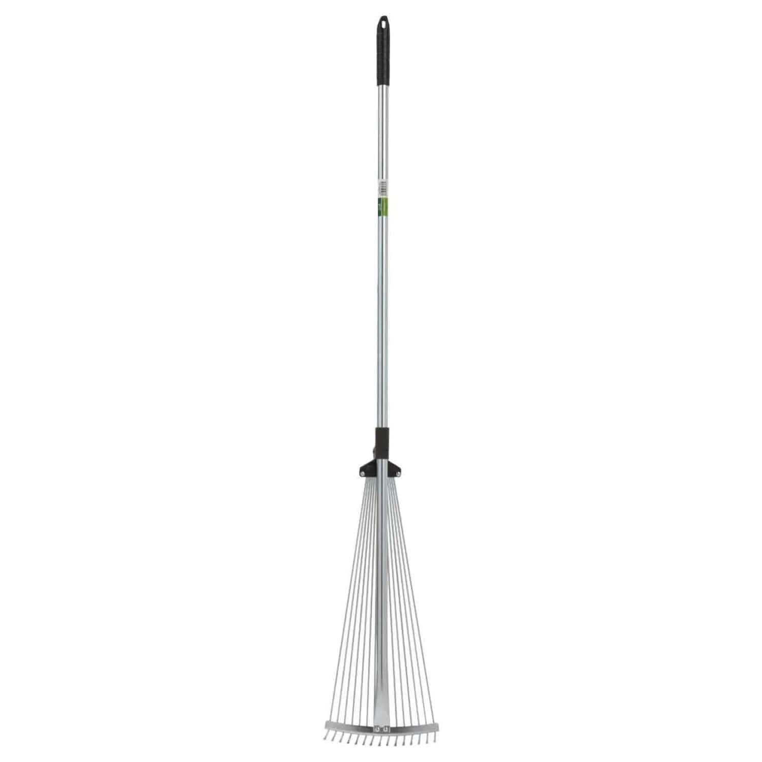 Lehman's Best Garden Steel Leaf Rake Adjustable Head Width up to 25 ...
