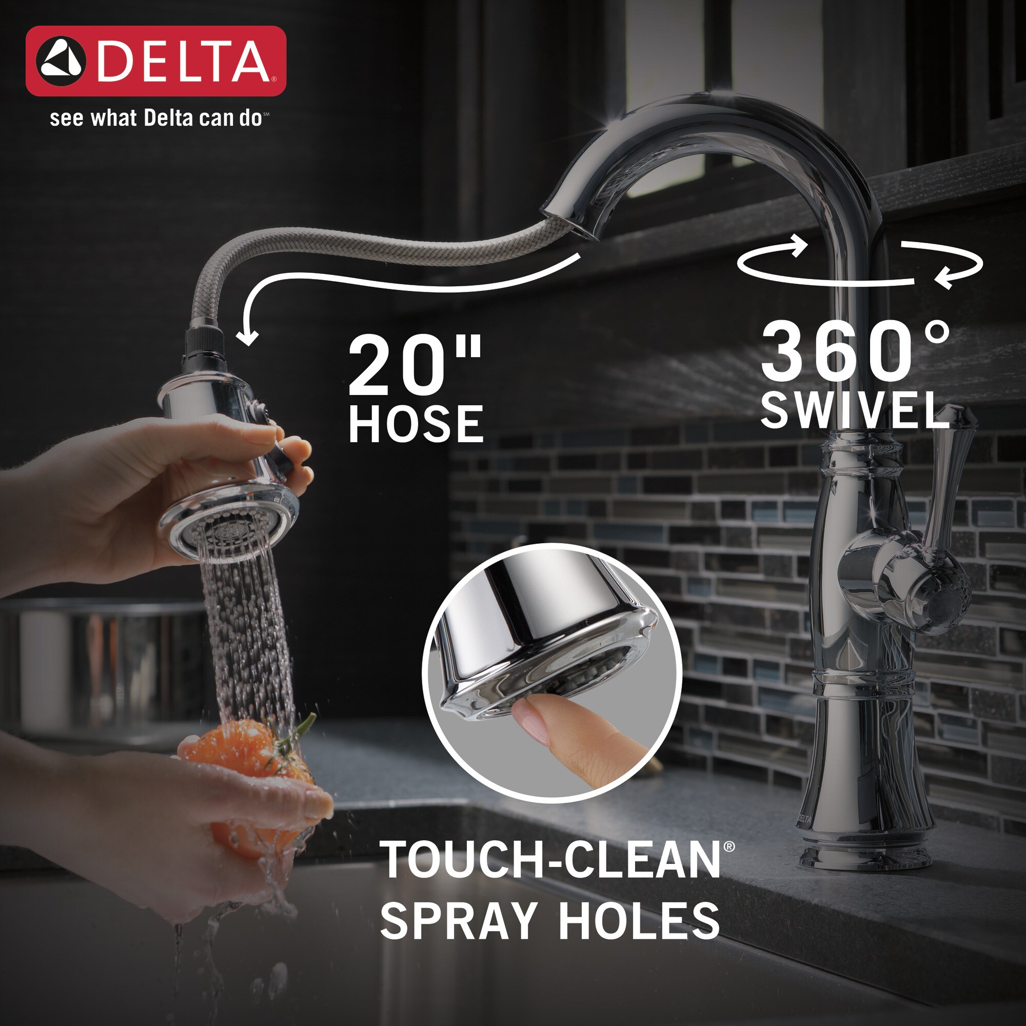 Delta 9997-PR-DST Kitchen-Faucets - View #3