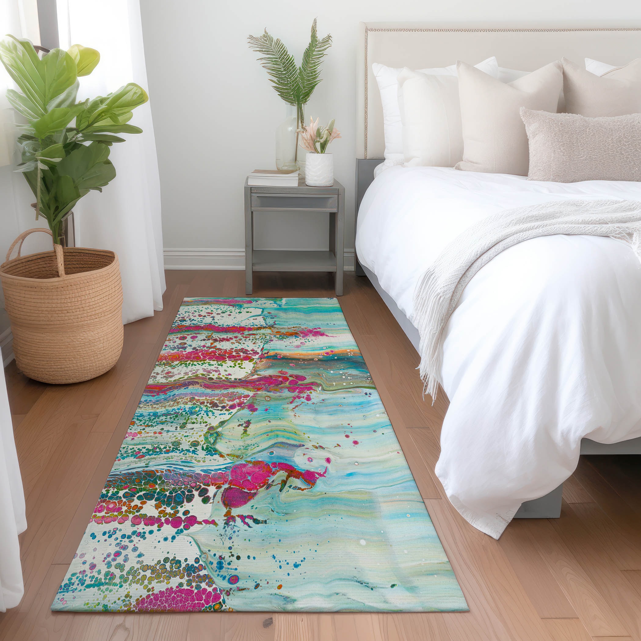 Addison Rugs AMF47ME2X8 Mayfield AMF47ME 2 x 7 (ft) Loomed Polyester Melody Rectangular Indoor Abstract Machine washable Runner rug